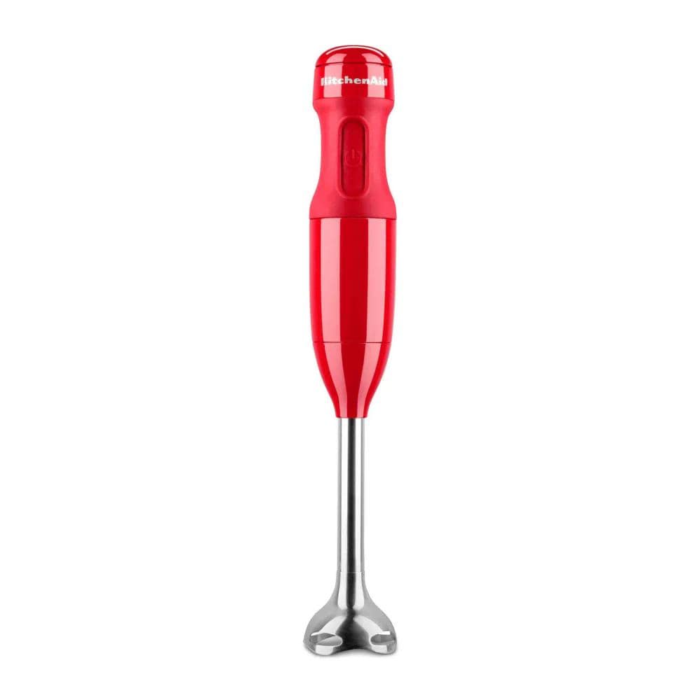 KitchenAid Queen of Hearts 2-Speed Passion Red 180-Watt Immersion Blender  with Accessory Jar at