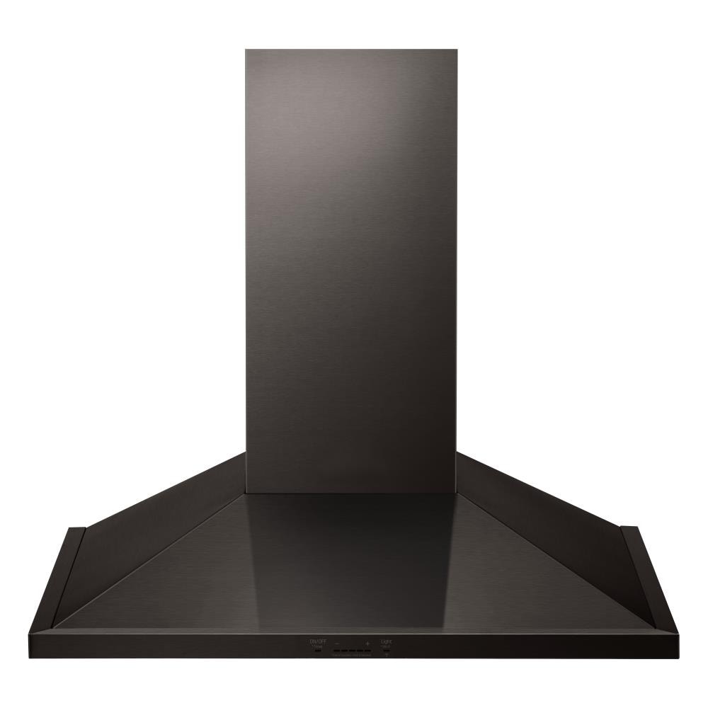 Range hood vent black outlet stainless