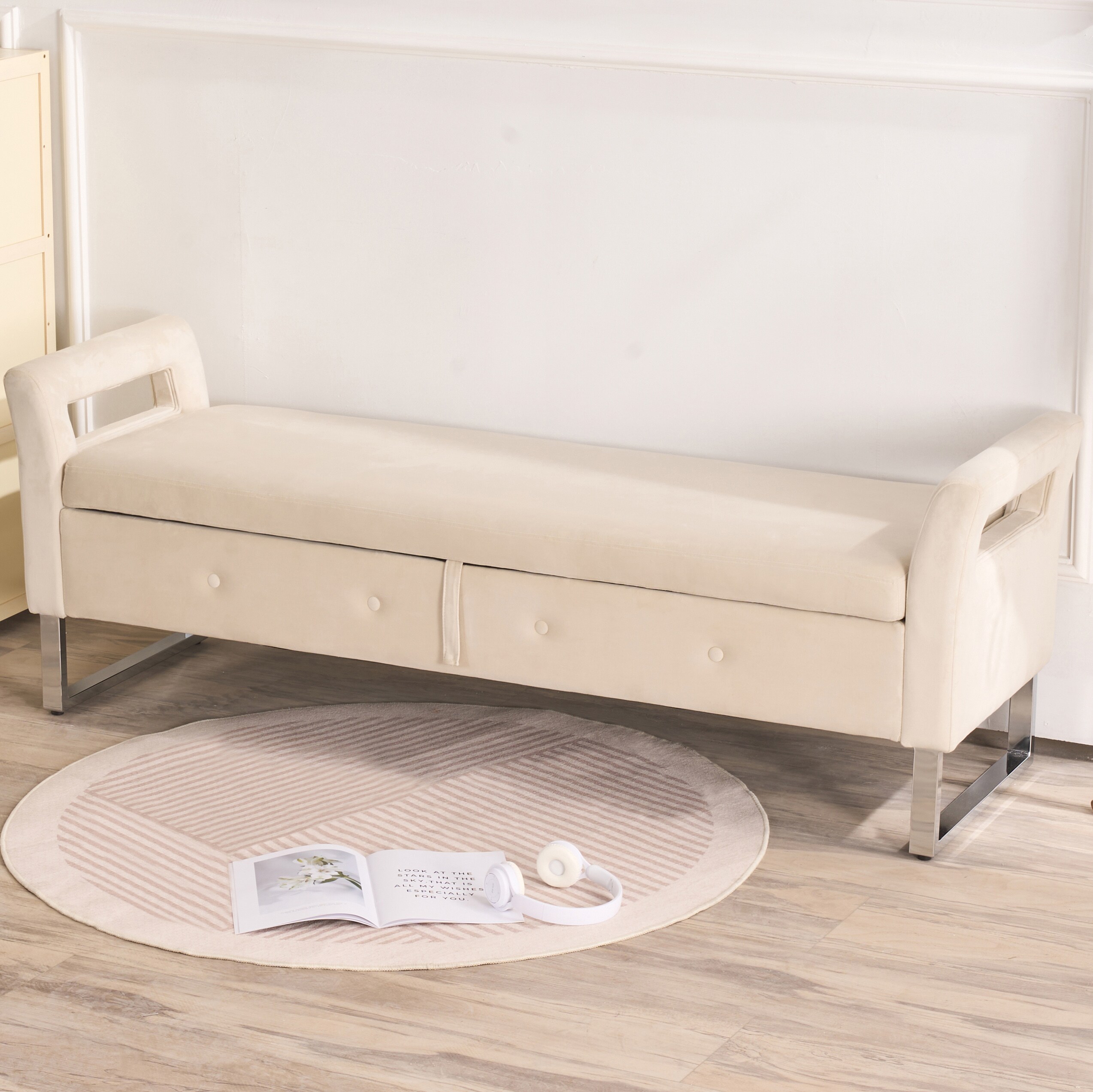 Hrinhom HC-S4113-BEIGE bench - View #3