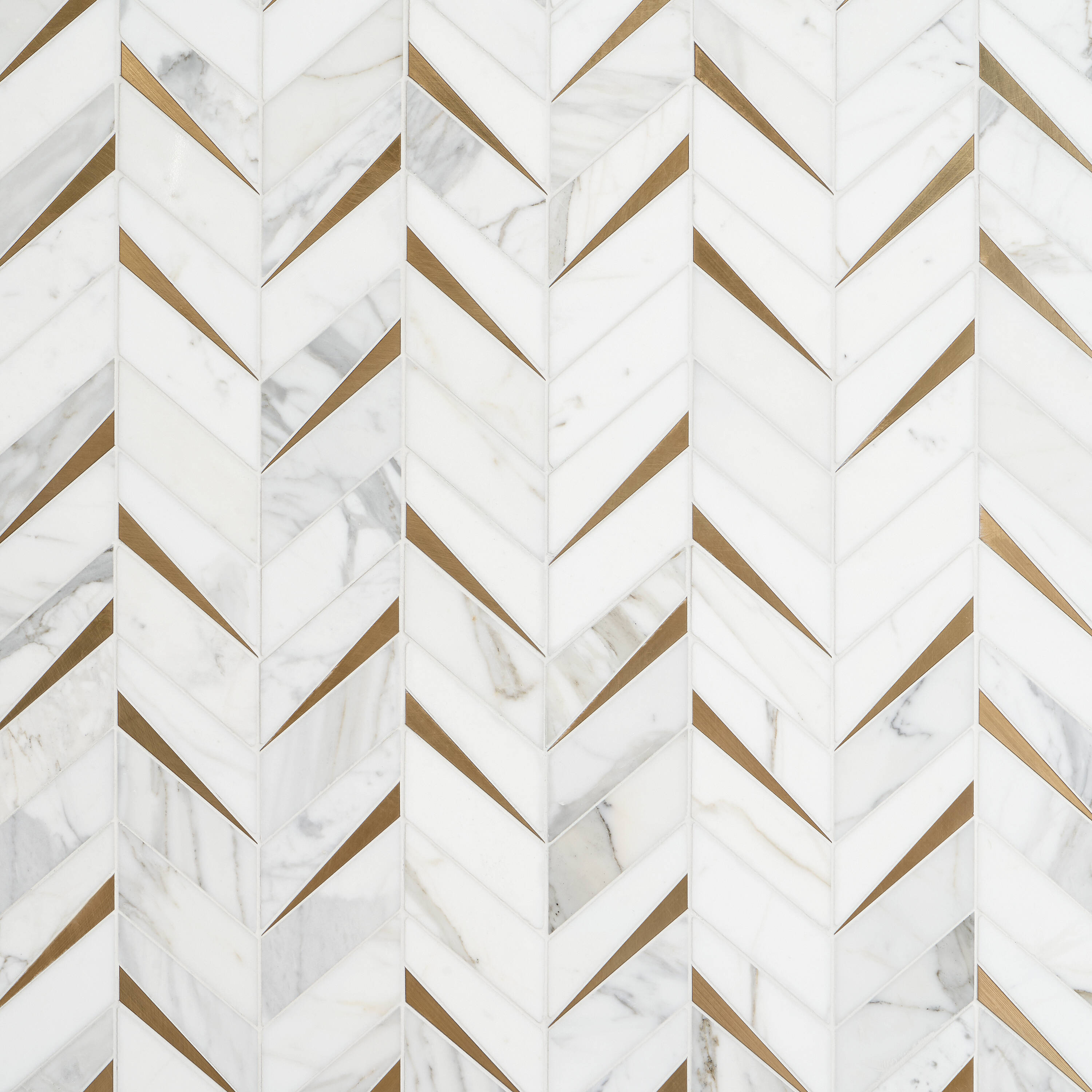 Artmore Tile EXT3RD106508 Sample- Kara Calacatta 3-in x 6-in Polished Marble Look Wall Tile