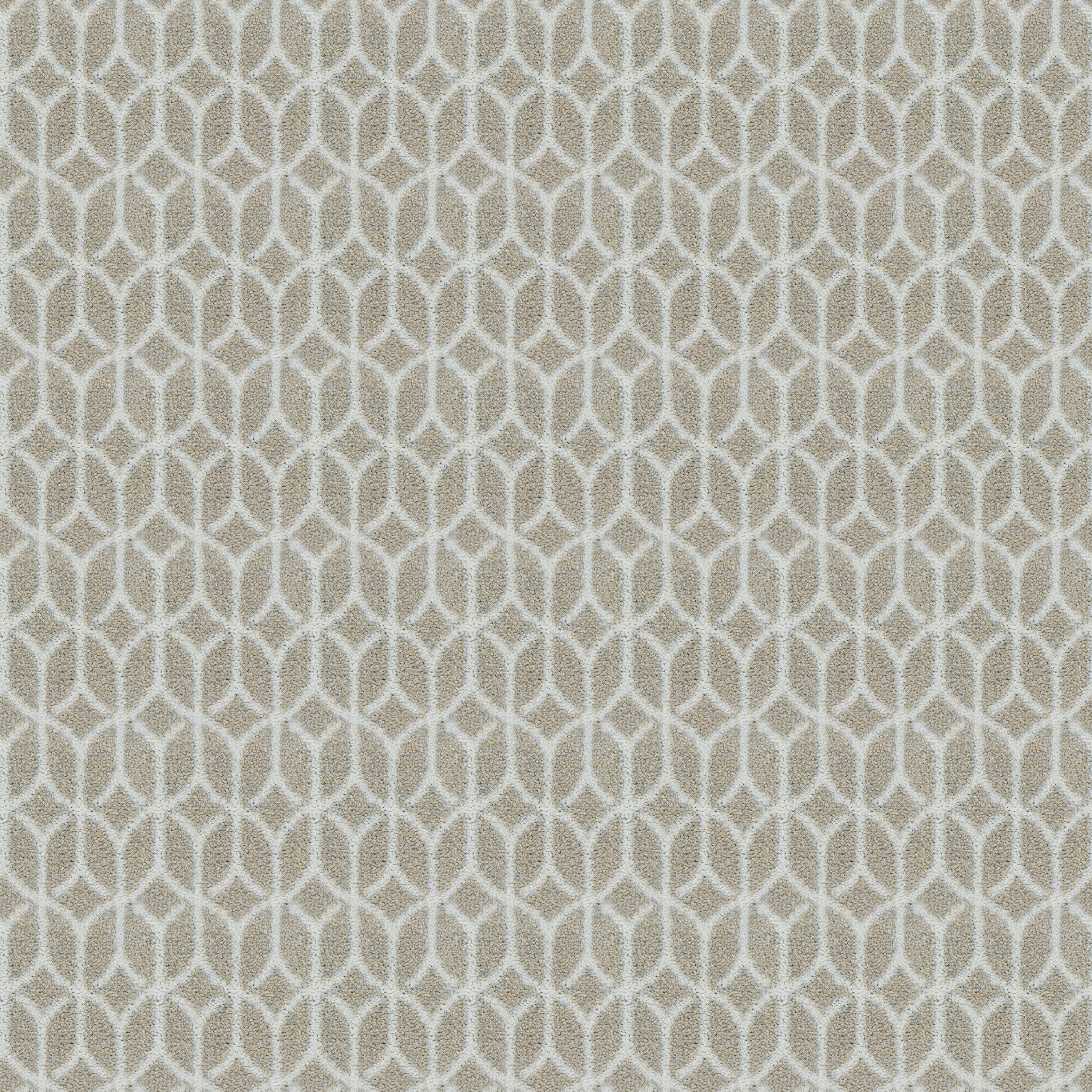 Joy Carpets 2072W-02-26 Home Office Dwell Taupe Off-white 26-oz sq yard Nylon Pattern Indoor Carpet