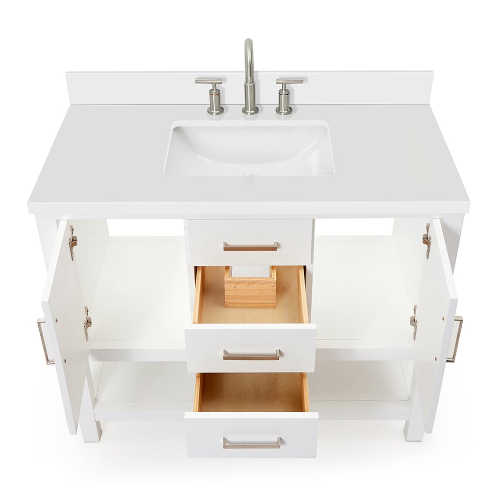 ARIEL R043SWQRVOWHT Bath-Vanity-Combo - View #6