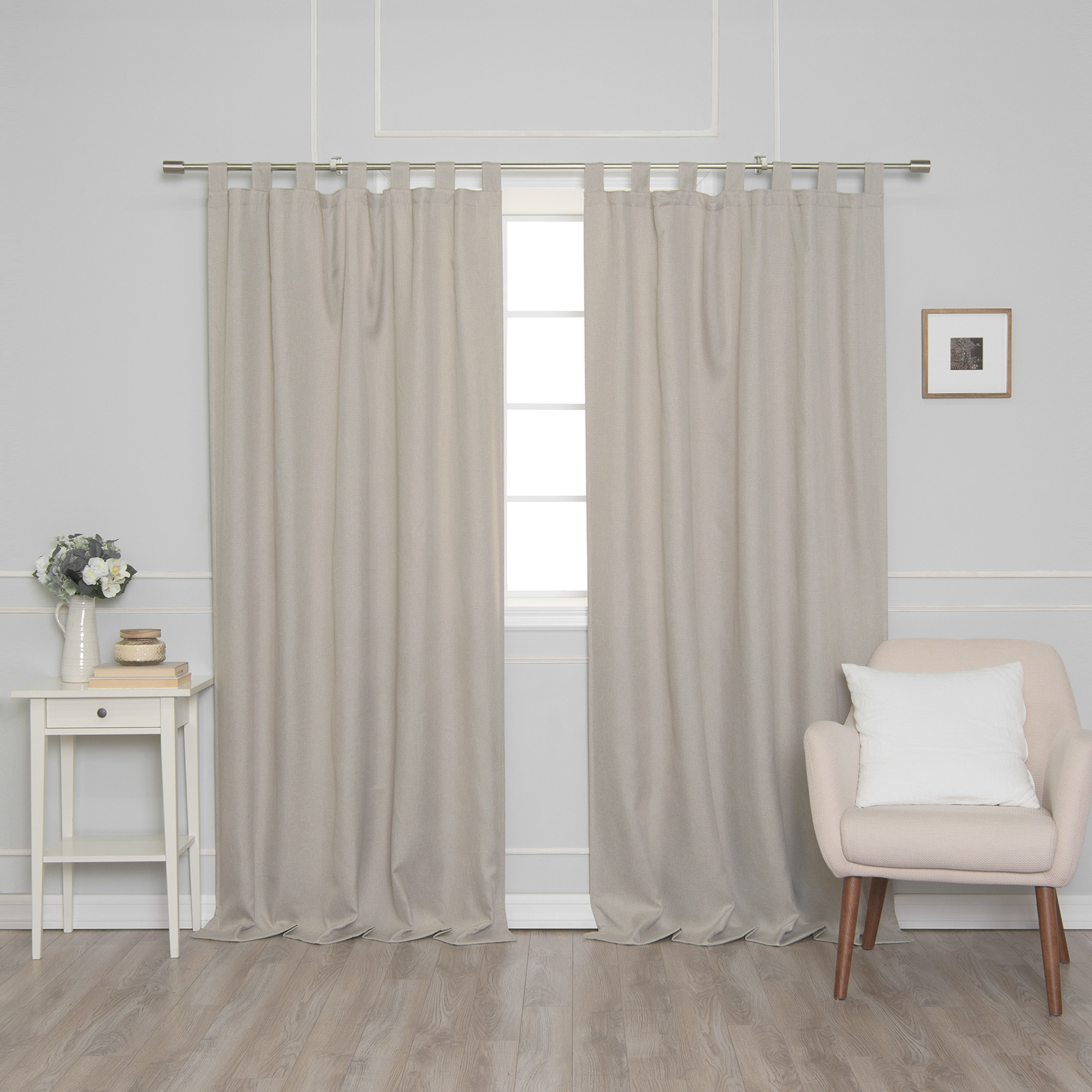 Best Home Fashion JC-10-TAB-84-GREY curtains - View #2