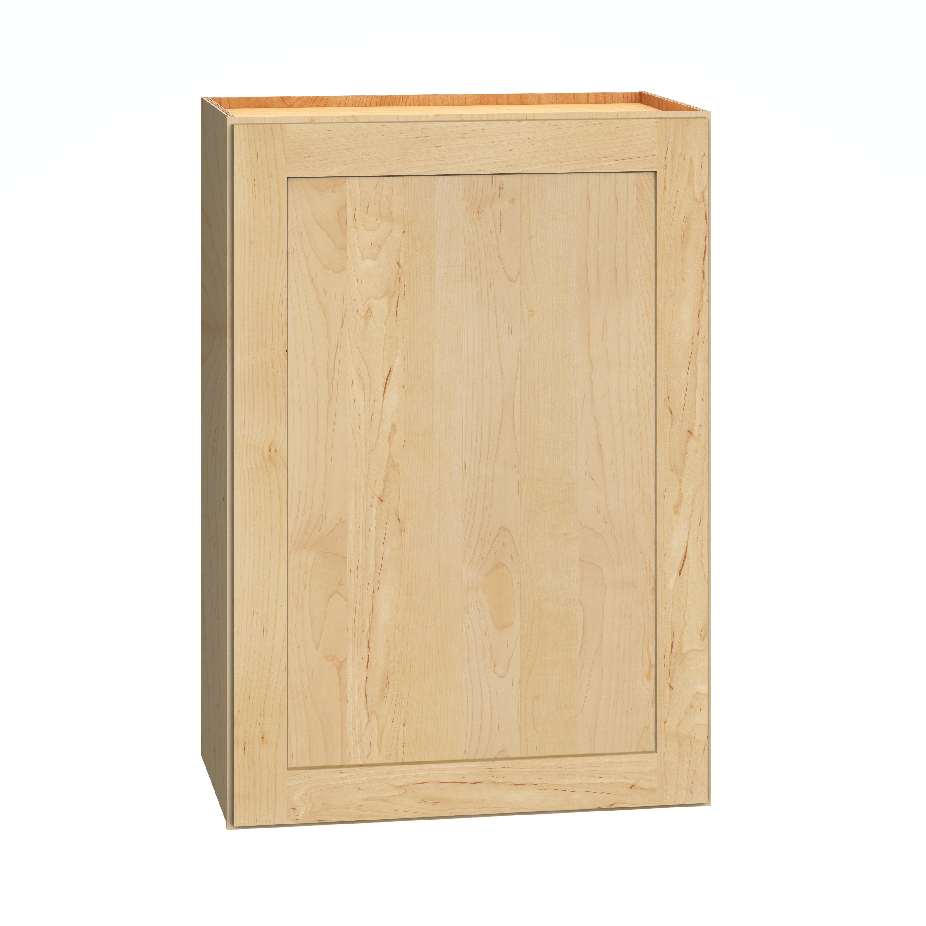 Diamond Express 62J-W2130R Jamestown 21-in W x 30-in H x 12-in D Natural Light Brown Wall Fully assembled Plywood Cabinet (Recessed Panel Shaker)