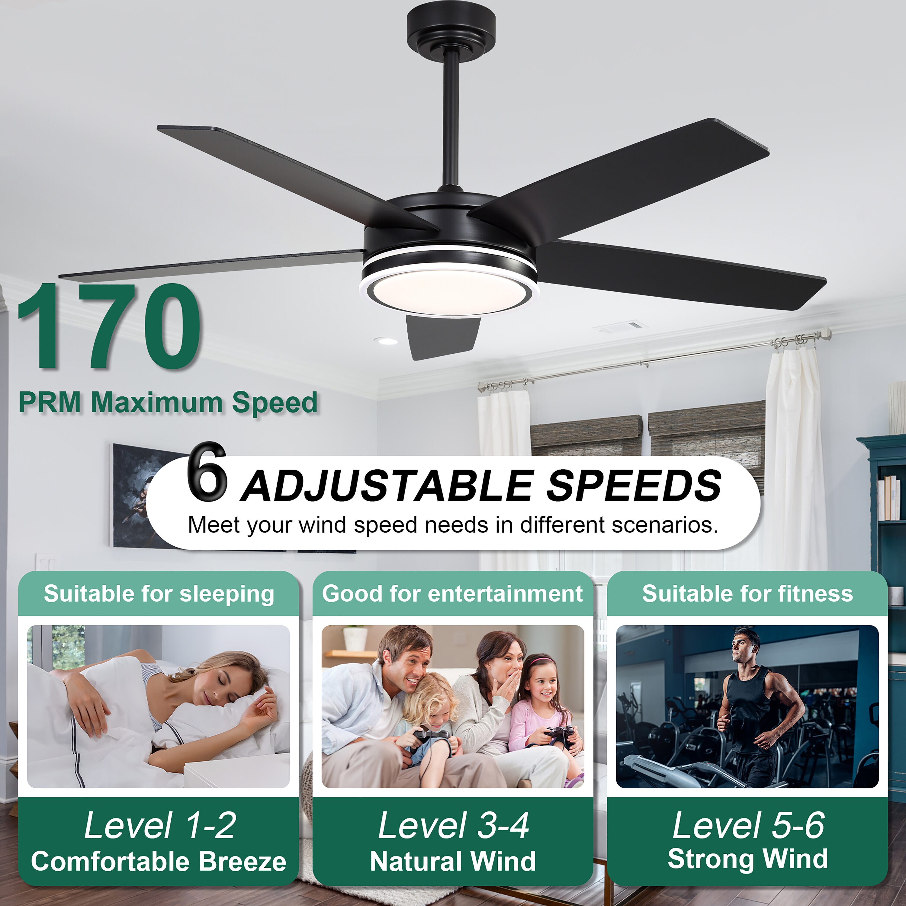 Cusp Barn CS52P25B Ceiling-Fans - View #6