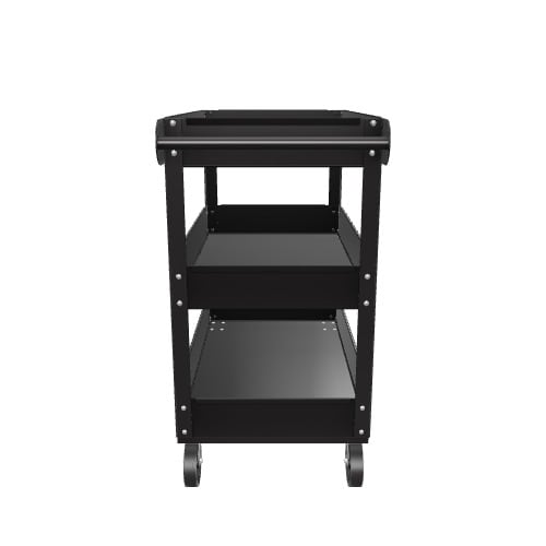 Lorell Utility Cart - 3 Shelf - 400 lb Capacity - 4 Casters - Steel - x 16 Lorell Utility Cart - 3 Shelf - 400 lb Capacity - 4 Casters - Steel - x 16