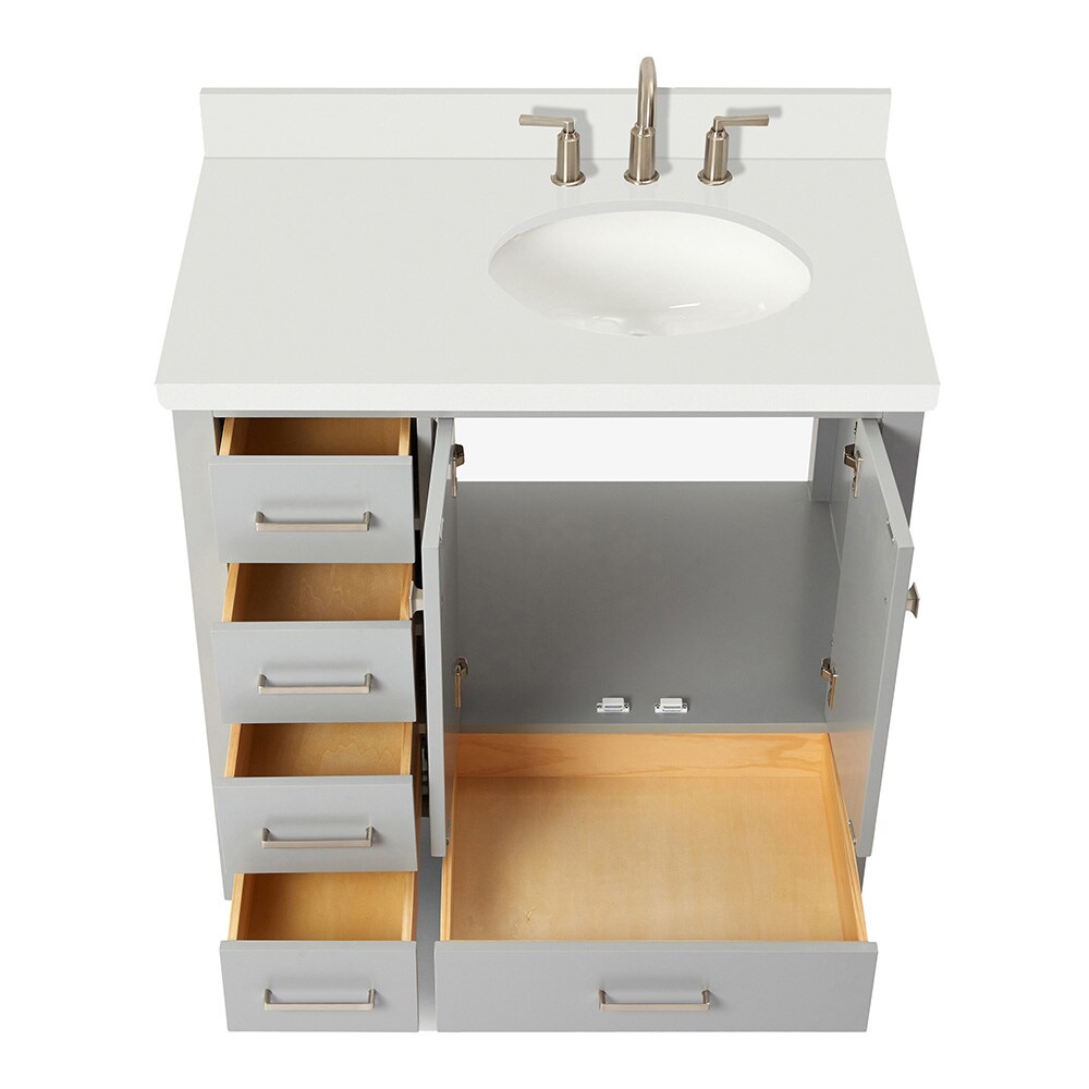 ARIEL A037SRWQOVOGRY Bath-Vanity-Combo - View #6