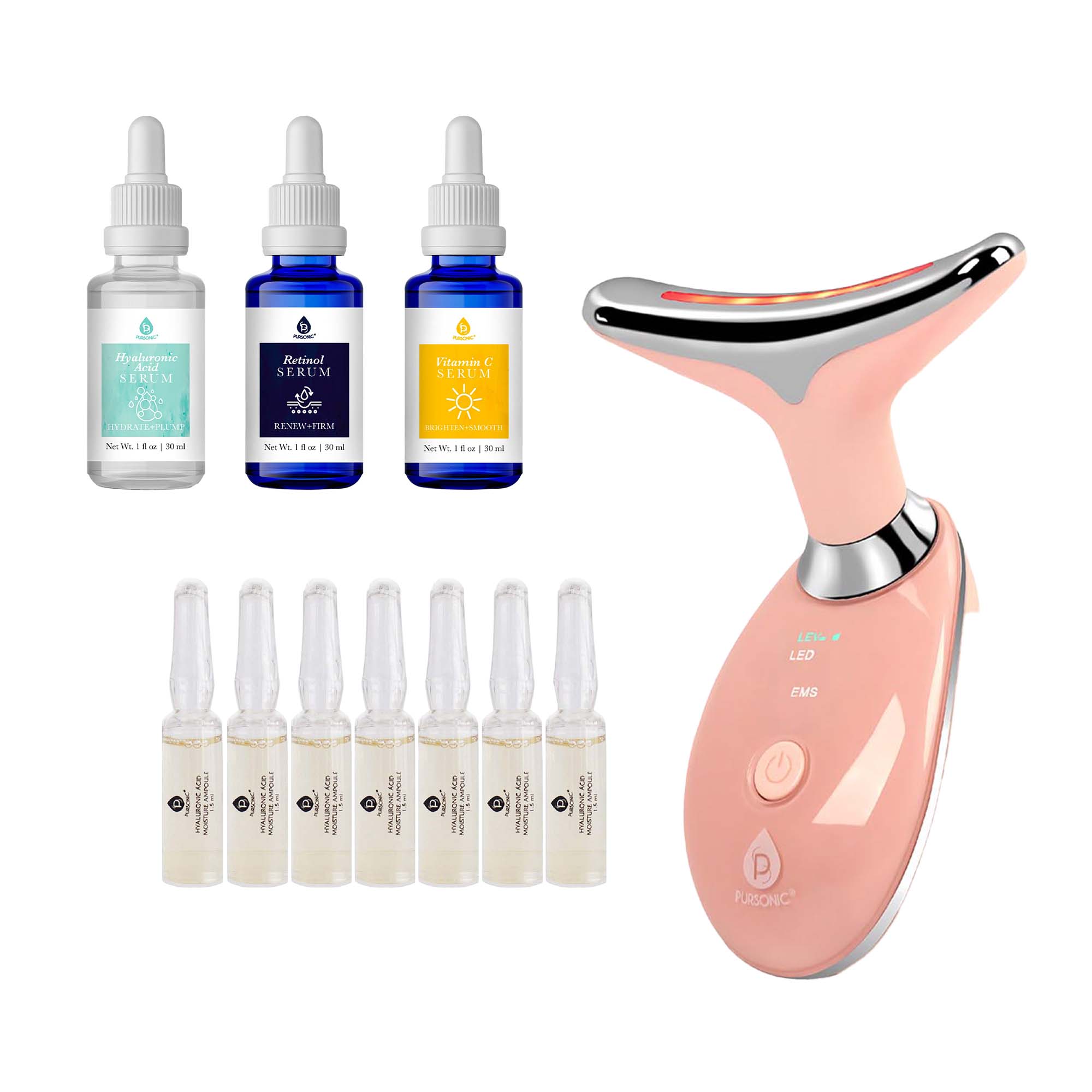 Pursonic  Radiant Skin Rejuvenation Bundle