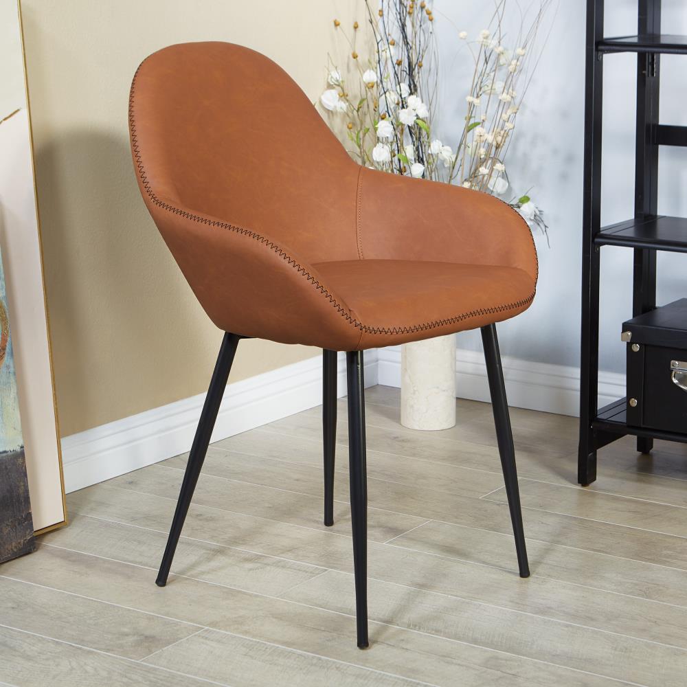 remy faux leather arm chair