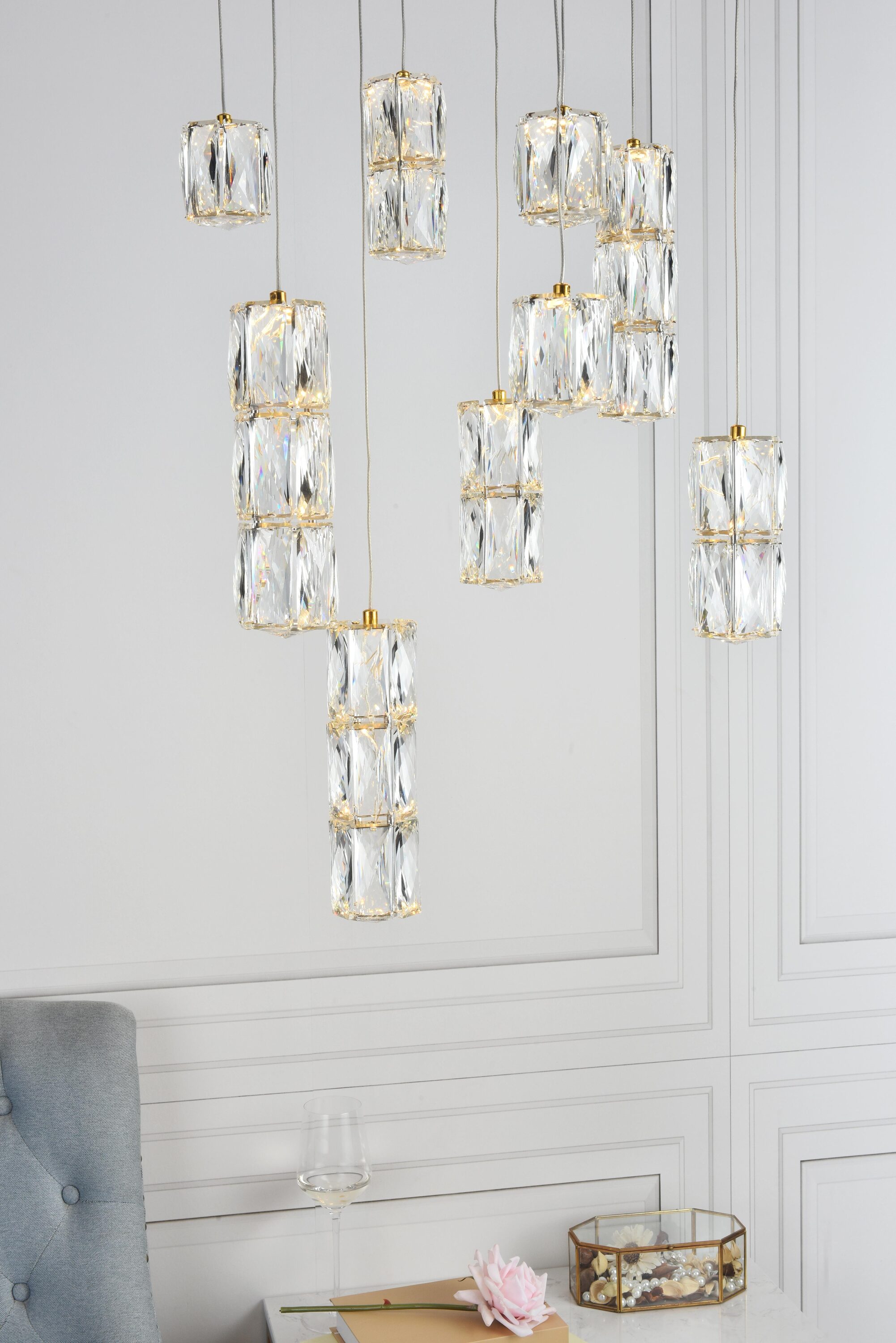 Elegant Decor HF10500D27G Pendant-Lights - View #8