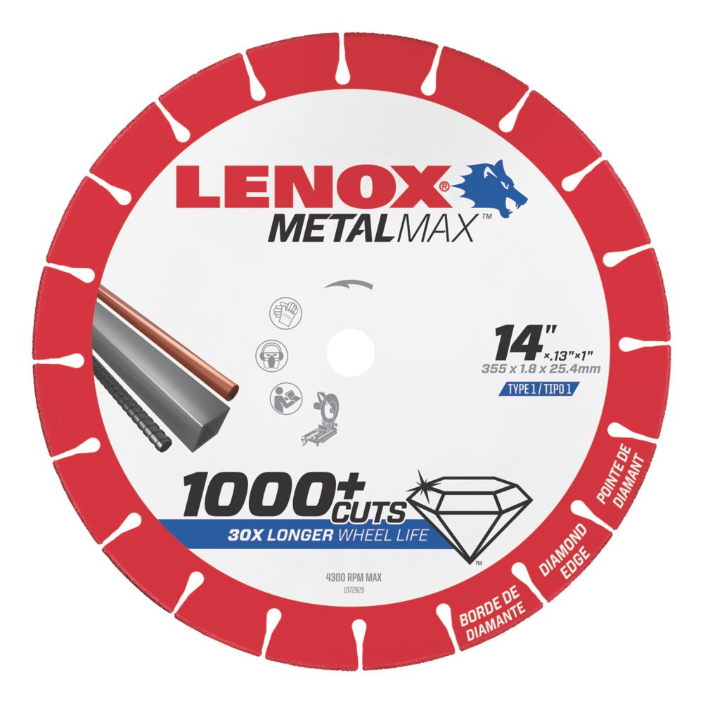 LENOX METALMAX Diamond Grit 6-in Cutting Wheel Accessory in the