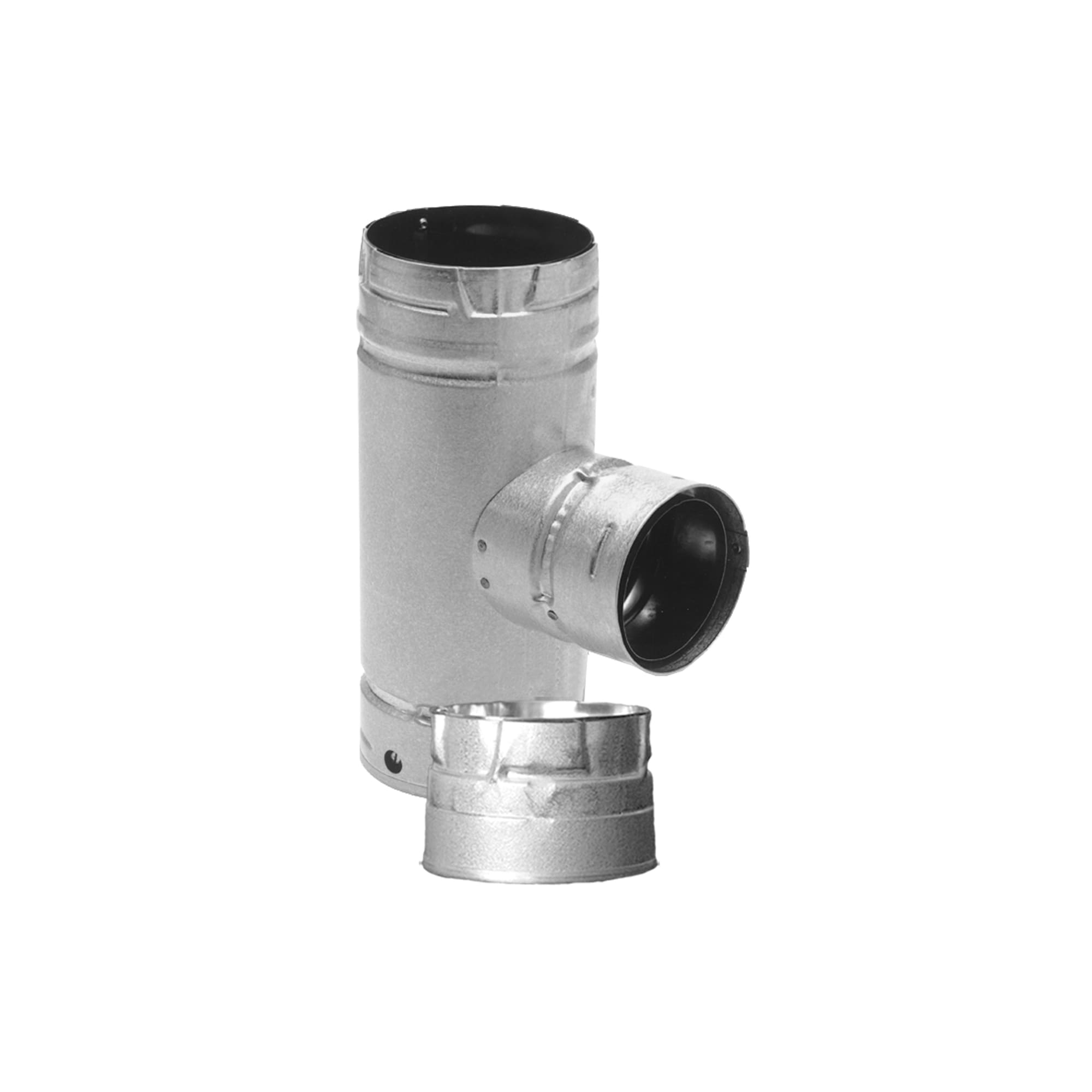 DuraVent 4PVL-T3 PelletVent Silver Pellet vent increaser