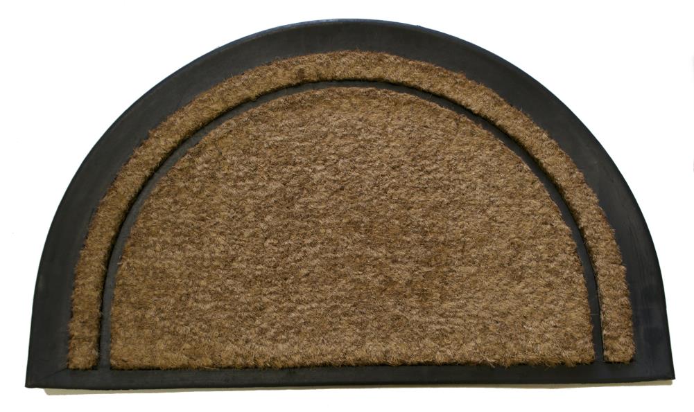 allen + roth 2-ft x 3-ft New Gold Half-round Indoor or Outdoor Door Mat in  the Mats department at