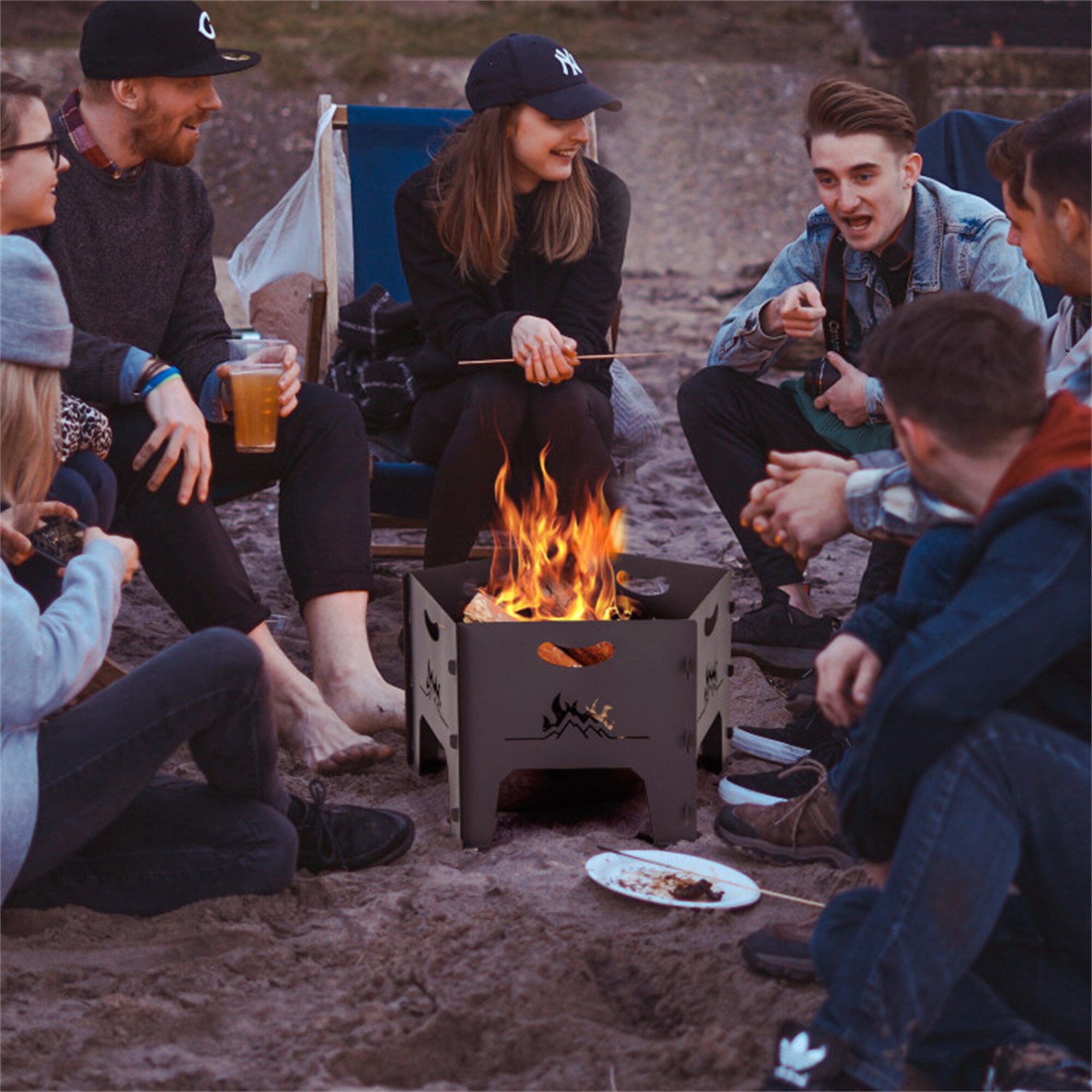 BABOOM BOM-P11457-CO Outdoor-Woodburning-Firepits - View #5