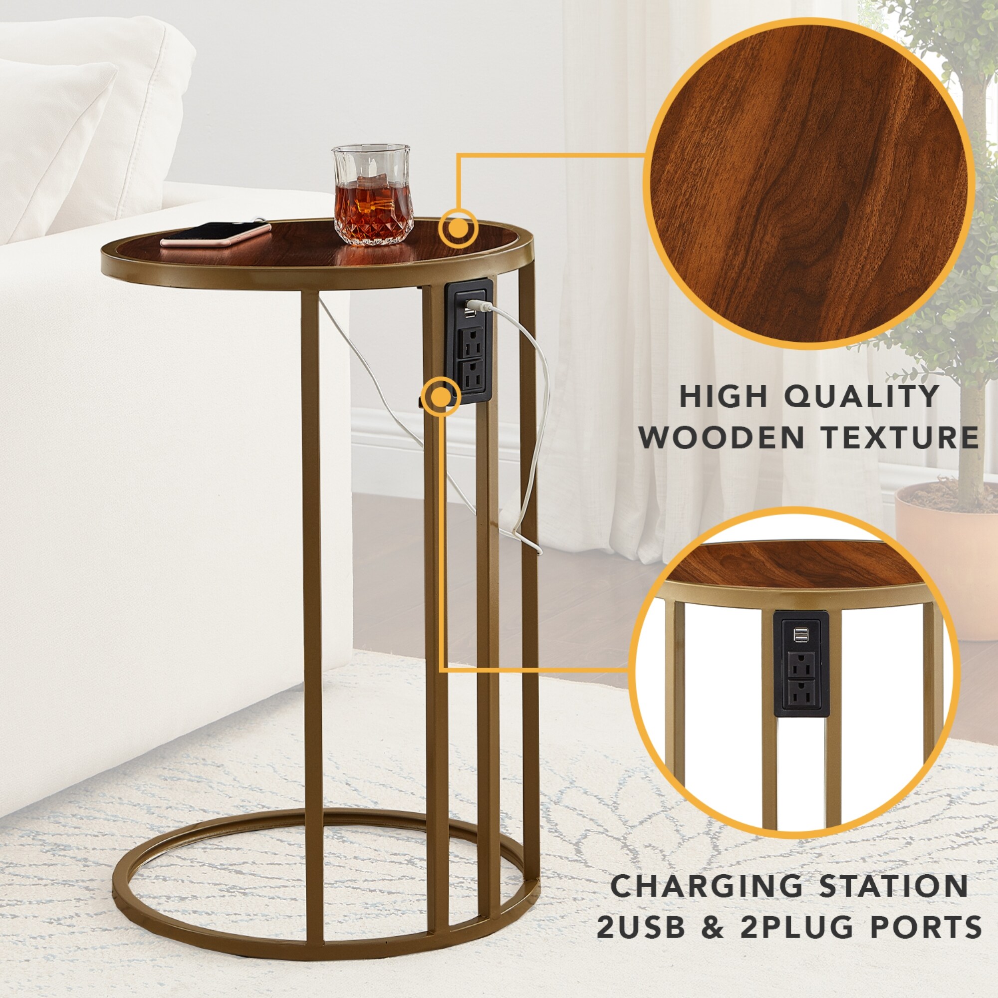 Loft Lyfe LET212-09WT-LS End-Tables - View #3