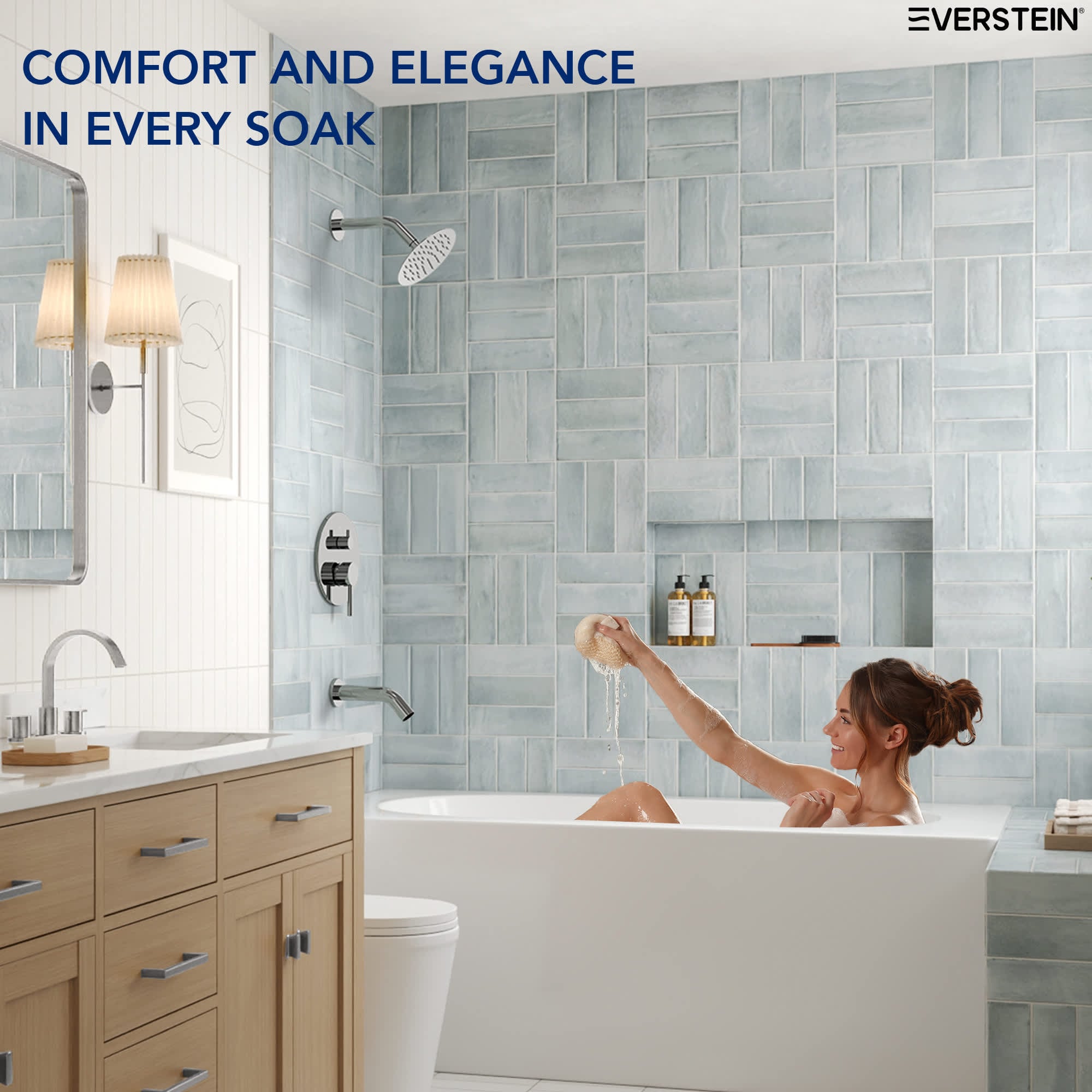 EVERSTEIN SFS-1173-CH Tub-Shower-Faucets - View #8