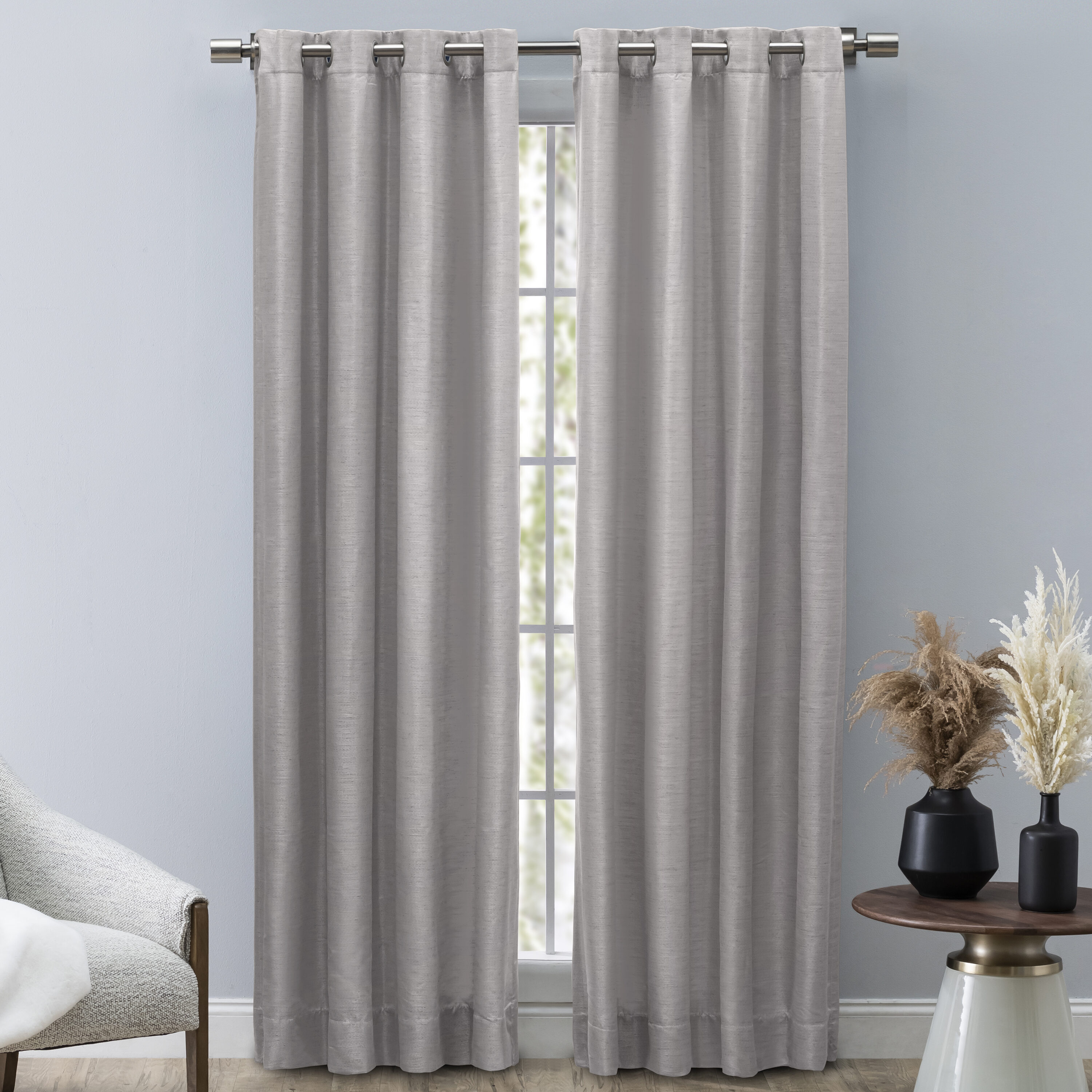  StangH Thick Velvet Curtains 96-inch - Heavy-Duty