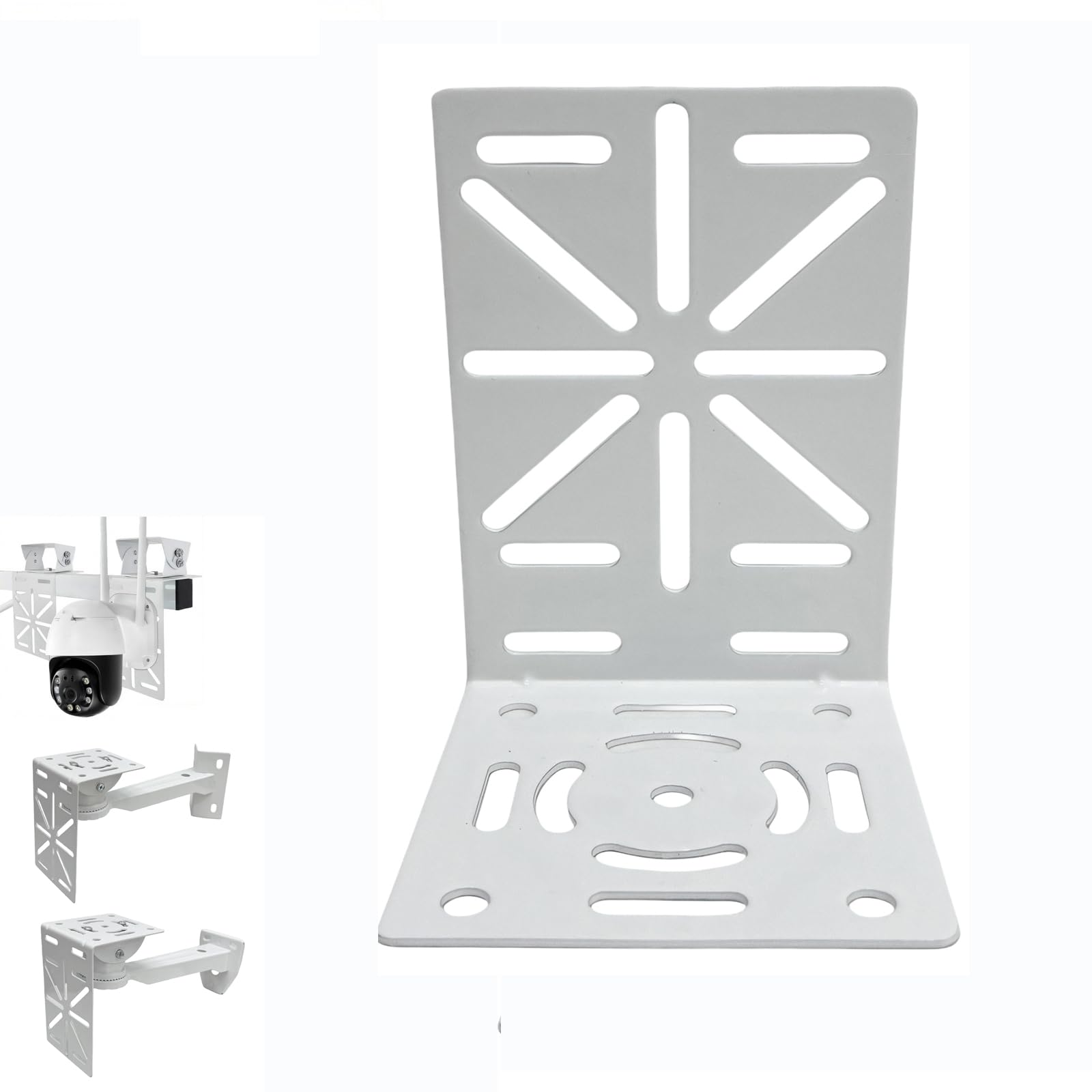AOIZGMY  L Shape Dome Camera Bracket Universal Wall Ceiling Mount for Security Dome Cameras Durable Construction Easy Setup Holds Up to 7KG