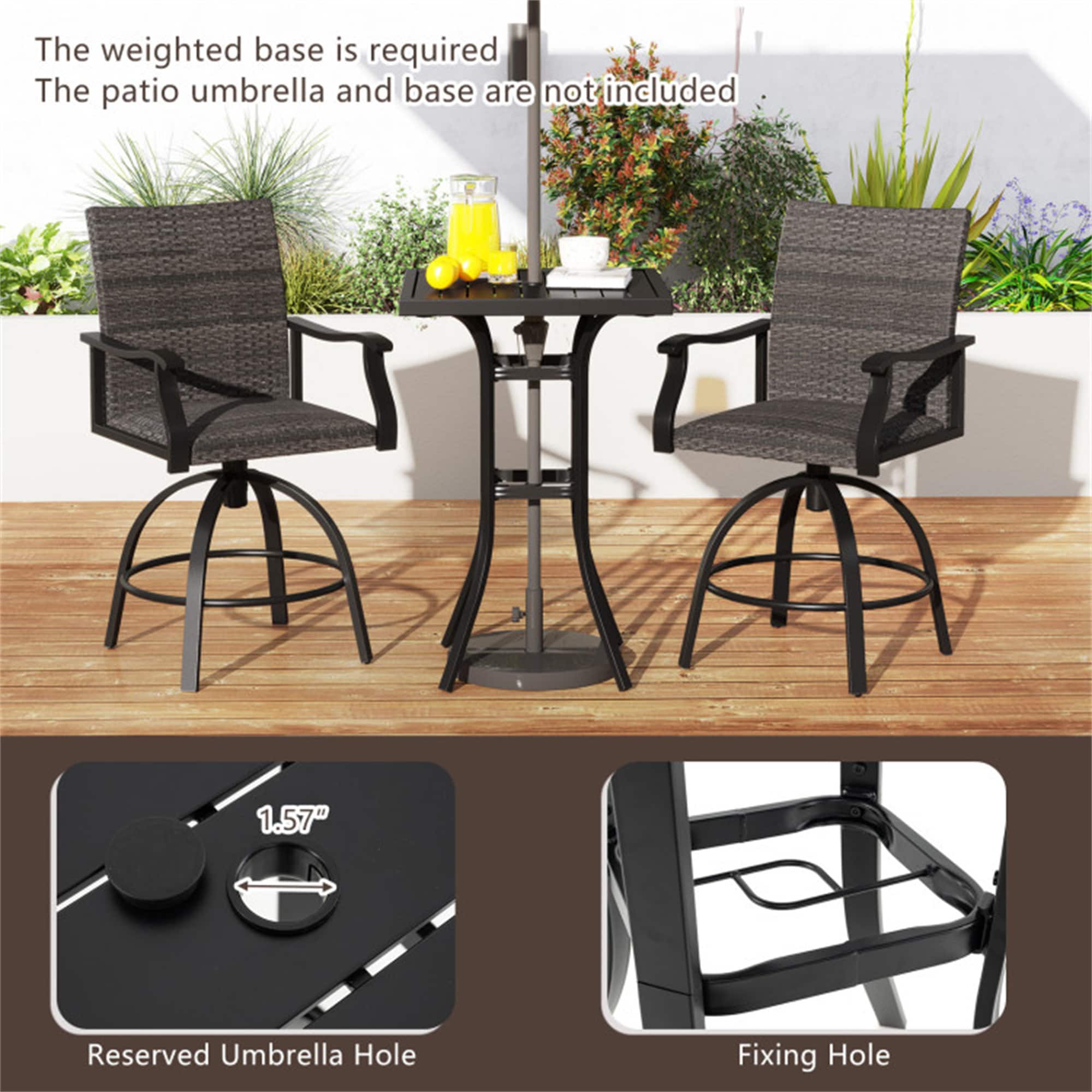 BABOOM BOM-3S00001-OR Patio-Dining-Sets - View #7