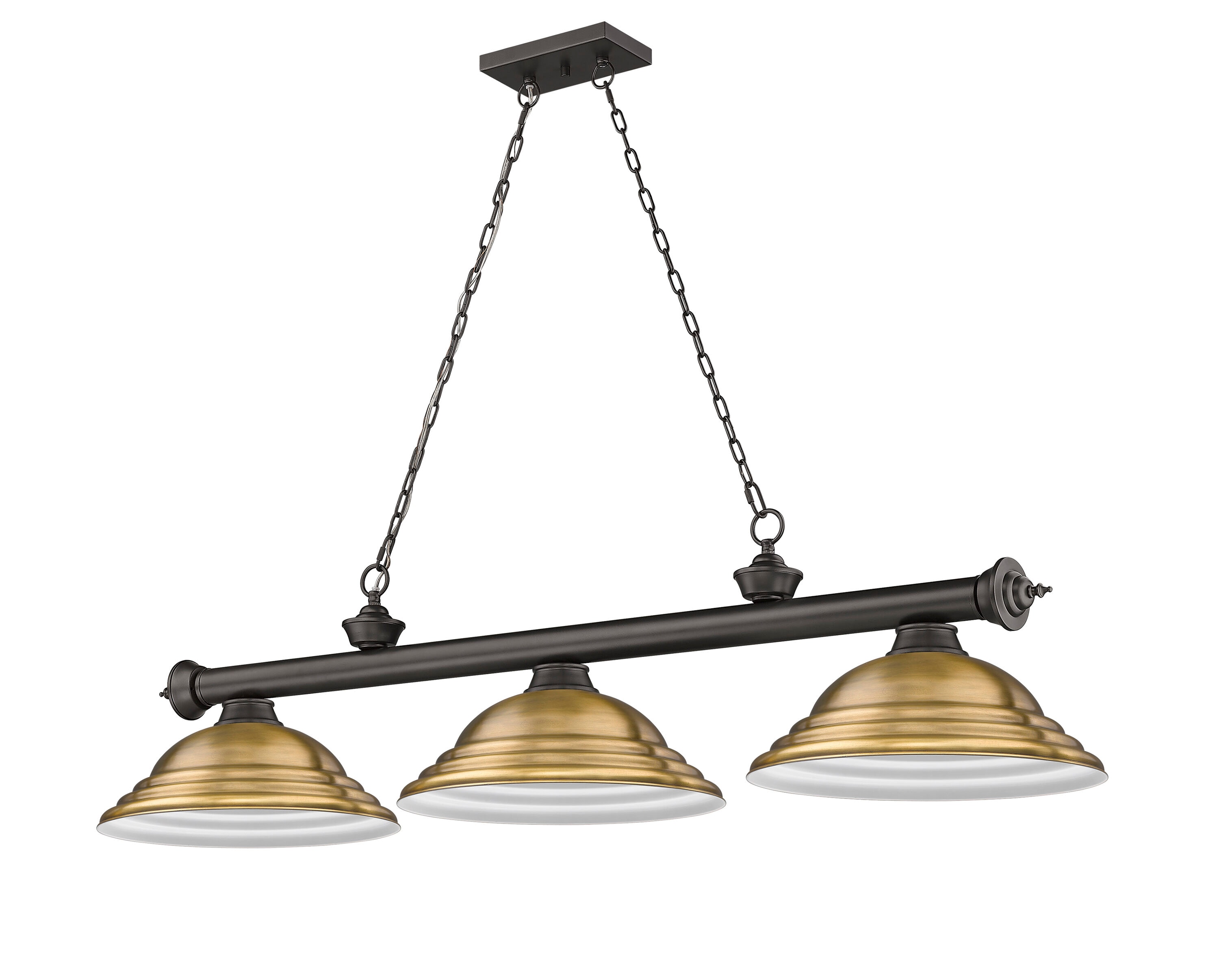Z-Lite 2306-3BRZ-SRB Pool-Table-Lighting - View #5