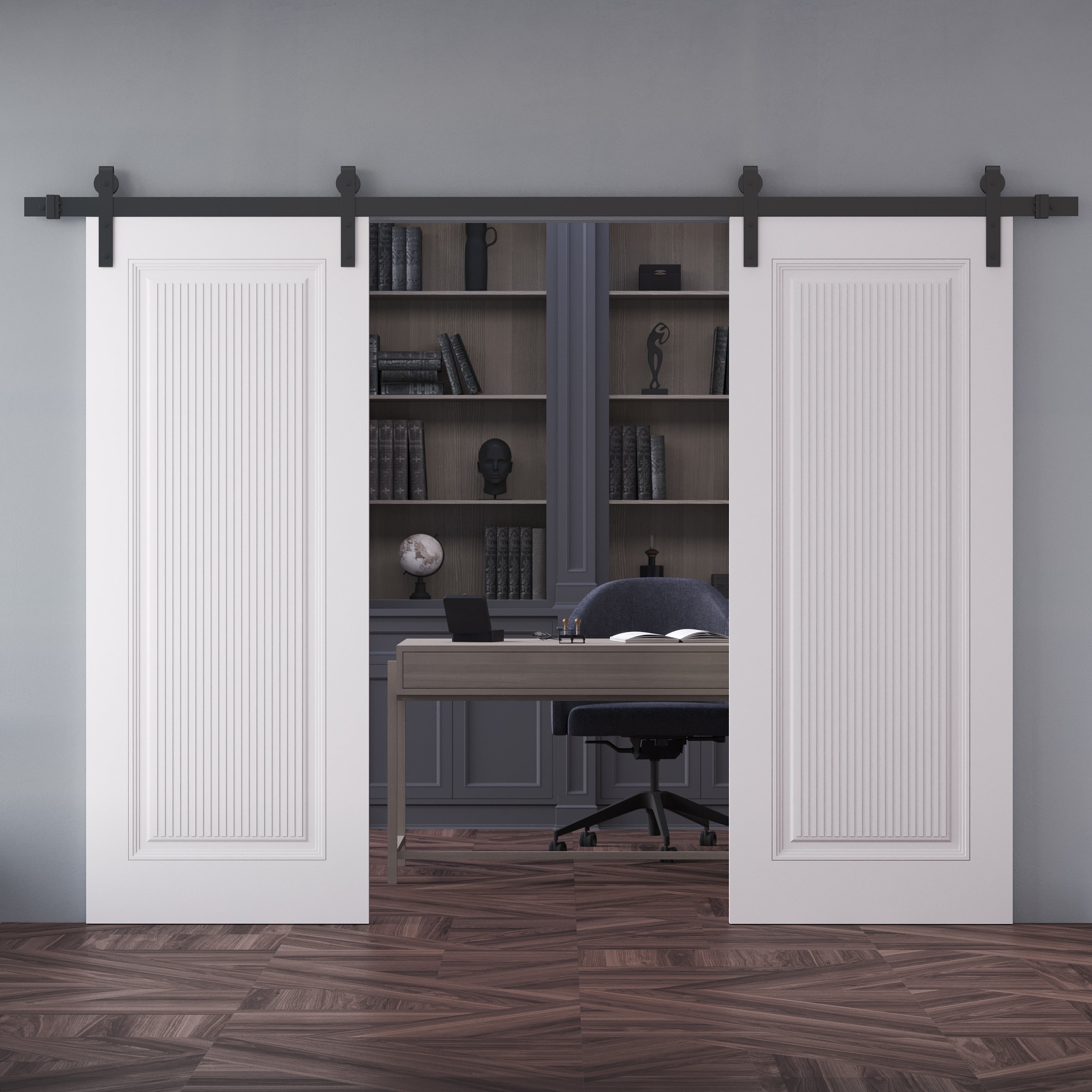 SARTODOORS CLAS8889DBBEMAL5684 Barn-Doors - View #2