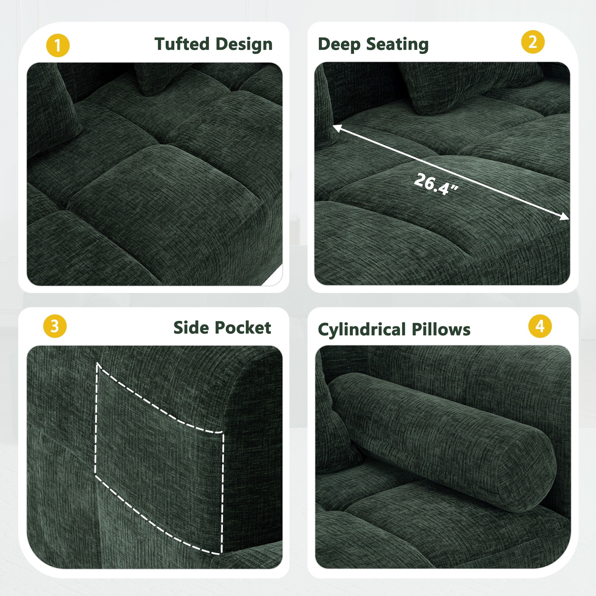 HyperDrop Cart W-N719S001890F Sofas-Loveseats - View #2