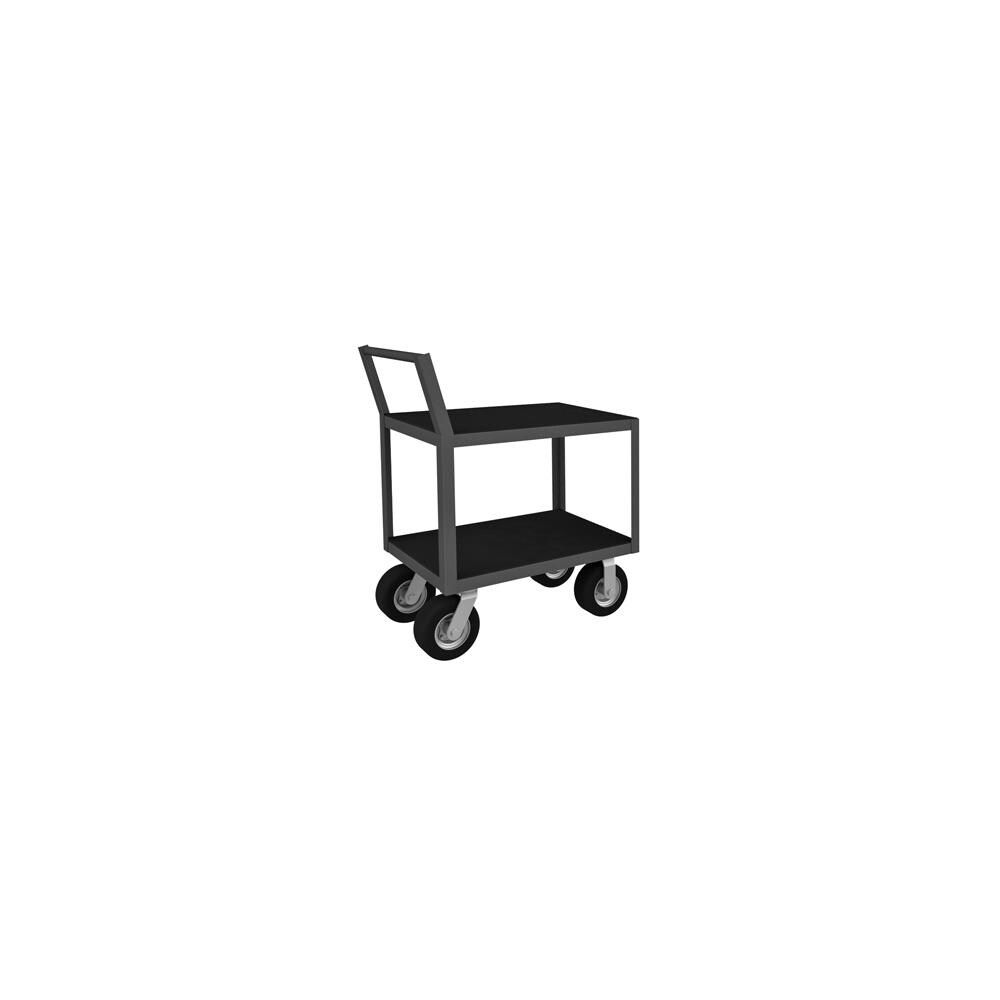 Durham Manufacturing DMFG3109 Durham LIC-1830-2-8SPN-95 40 in. Low Profile Instrument Cart, Gray- 1200 lbs