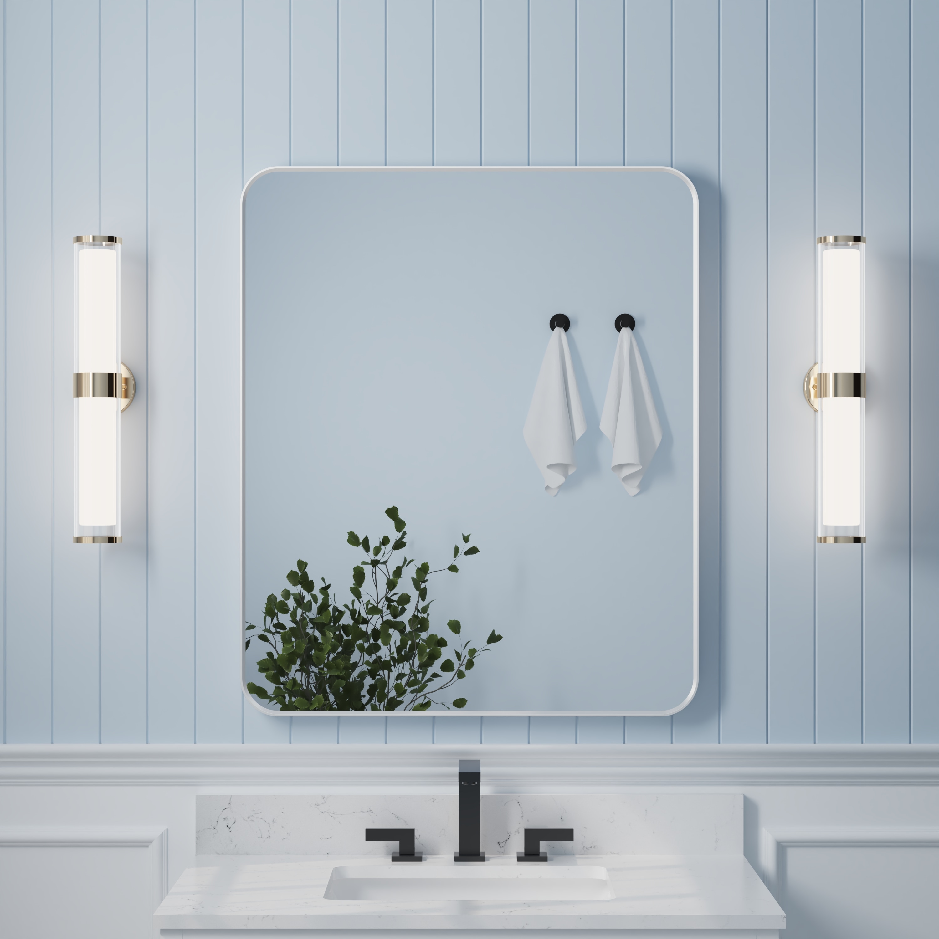 Forclover HYFC-BA5877 Framed-Bath-Mirrors - View #2