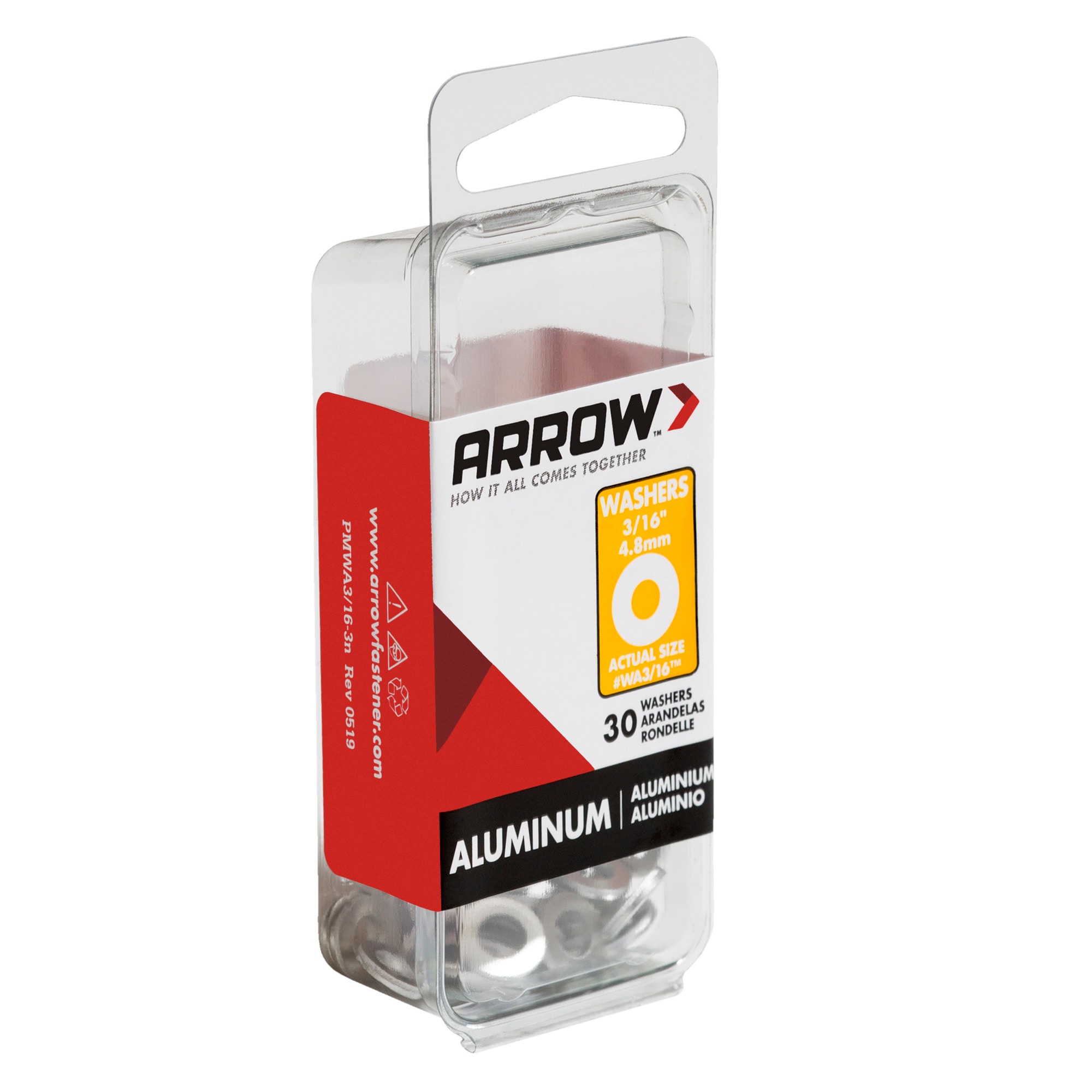 Arrow WA3/16 Metric-Flat-Washers - View #5
