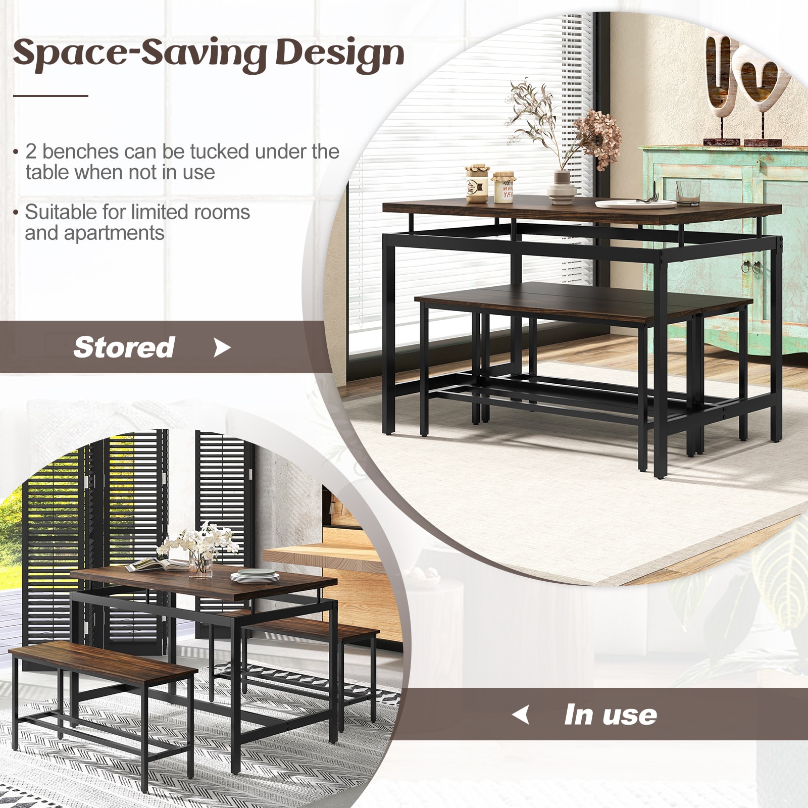 WELLFOR HW-HLY-66691CF Dining-Sets - View #3