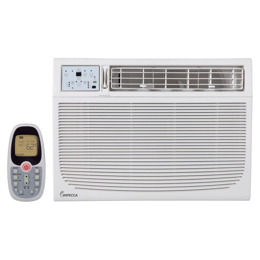 Impecca 5000 Sq Ft Window Air Conditioner With Remote 115 Volt 18000 Btu Energy Star In The 9375