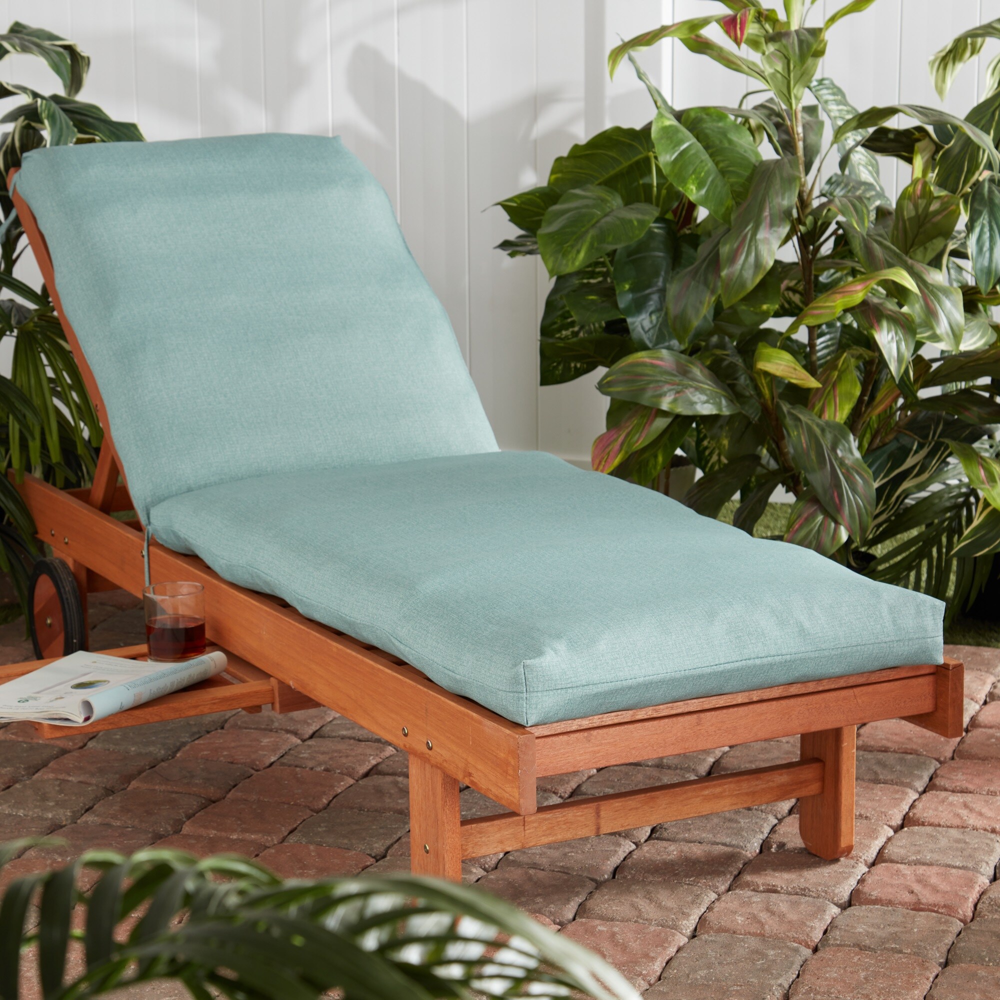 Greendale Home Fashions OC2802-SEAGLASS Patio-Furniture-Cushions - View #3
