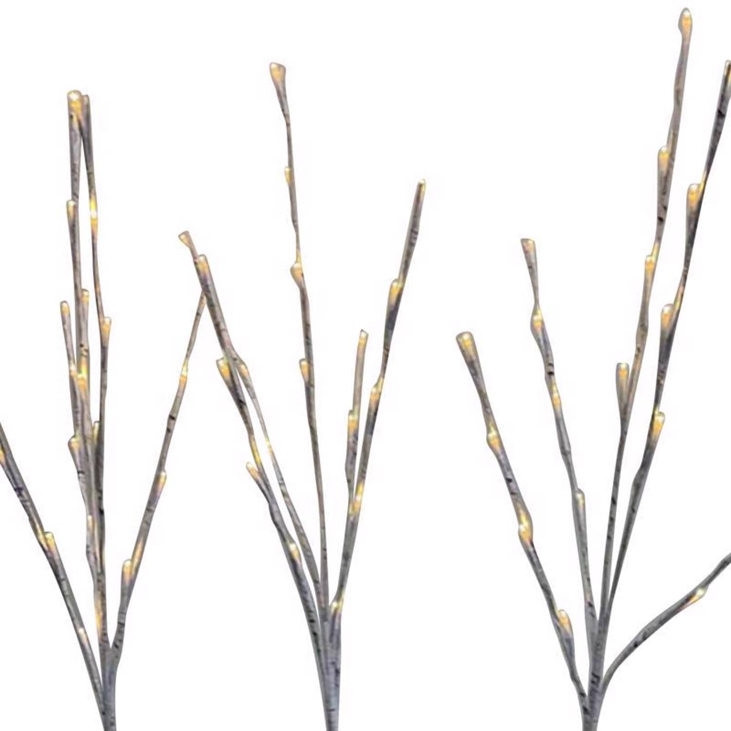Celebrations - LED Warm White Lighted Birch Twigs 32 in. Yard Decor