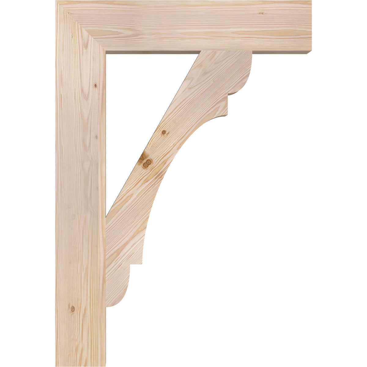 Ekena Millwork BKT06X28X40OLY05SDF Exterior-Brackets-Braces - View #3