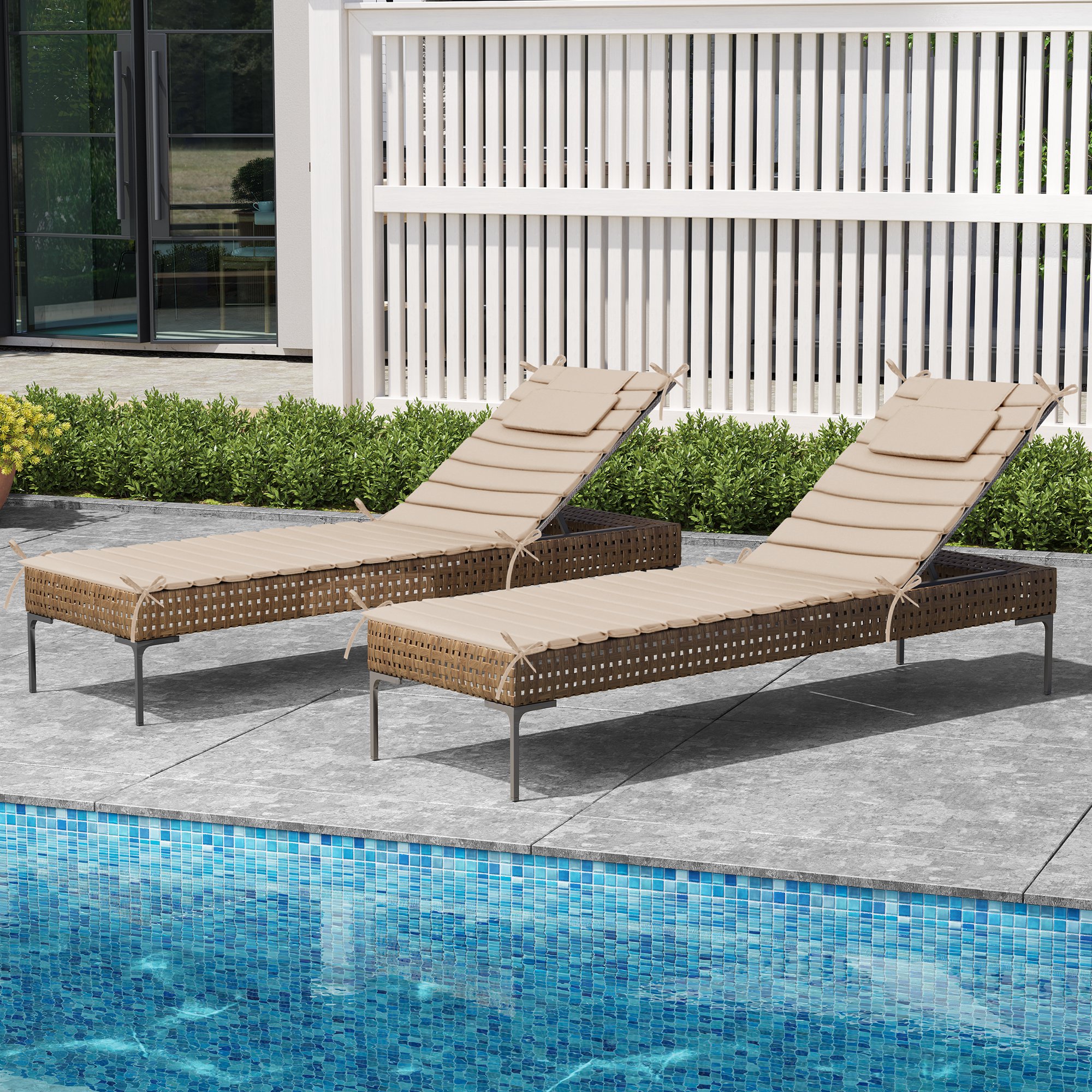 CloudFly CL-CU003BEI80-2 Patio-Furniture-Cushions - View #8