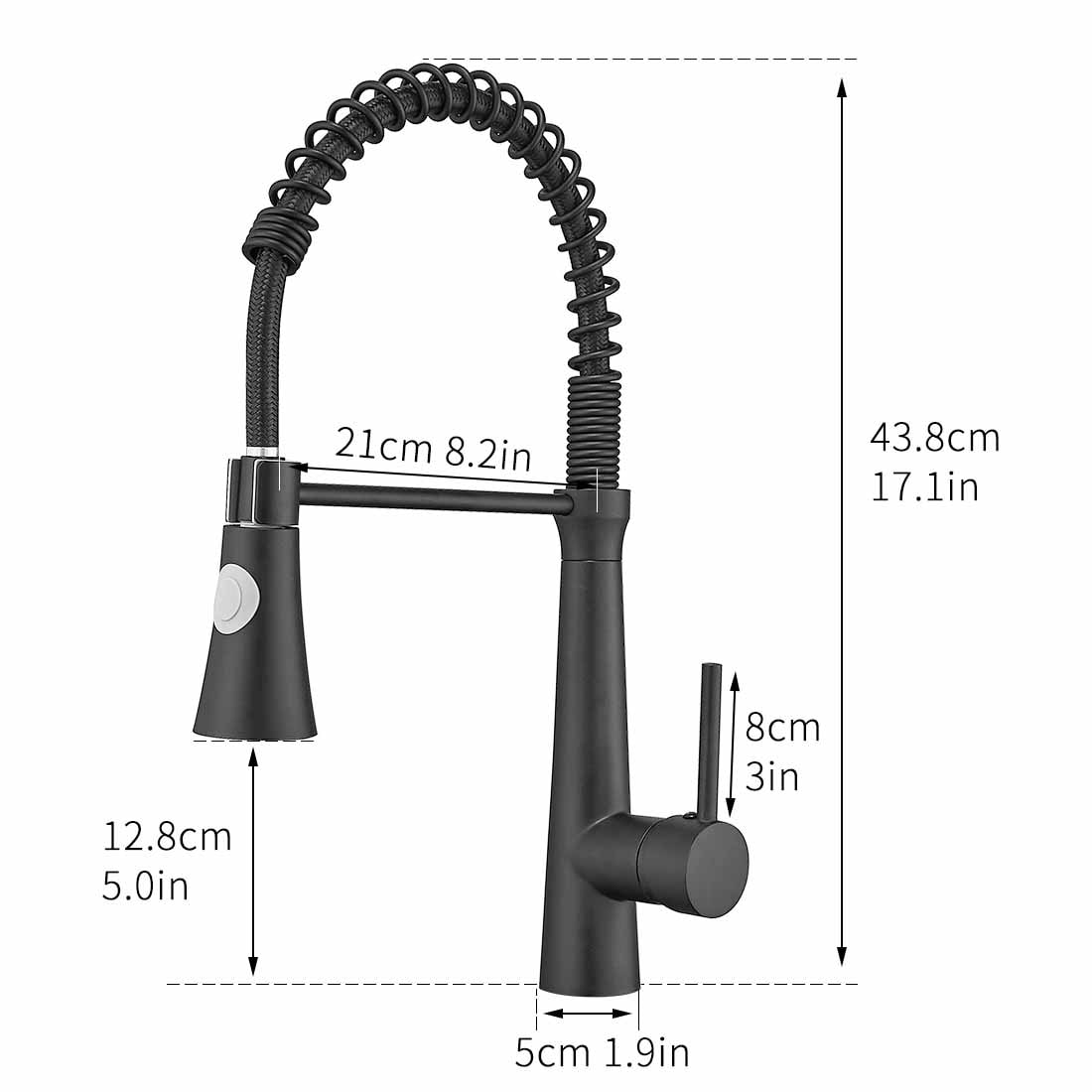 WELLFOR QJ-K-100833B Kitchen-Faucets - View #2
