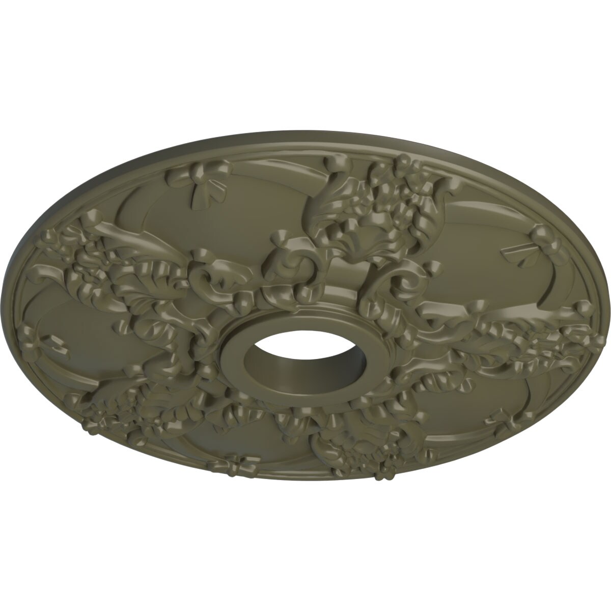 Ekena Millwork CM18NOPTF Ceiling-Medallions - View #2
