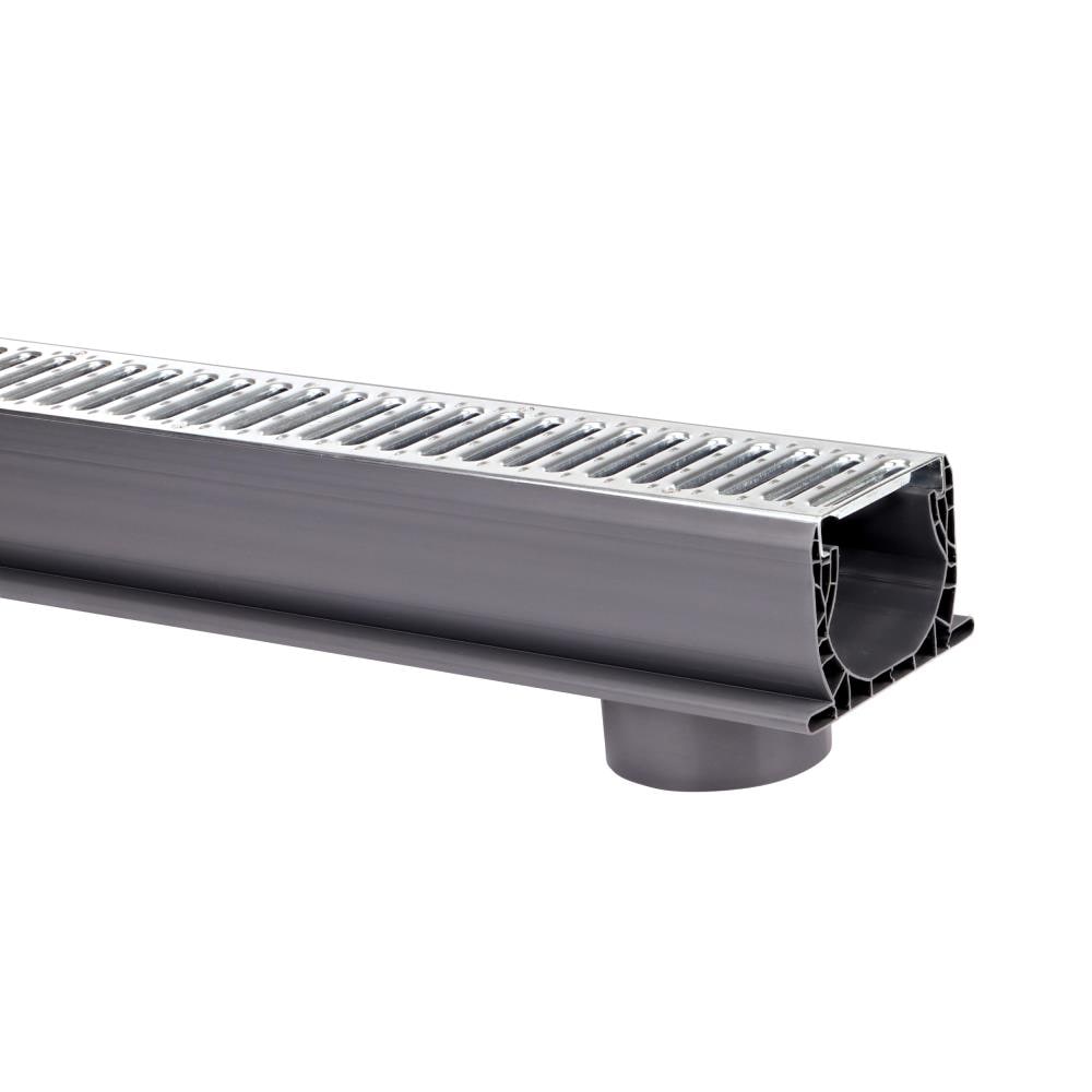 NDS 24-in L x 5-3/4-in W Spee-D Channel Drains and Grates Outlet ...