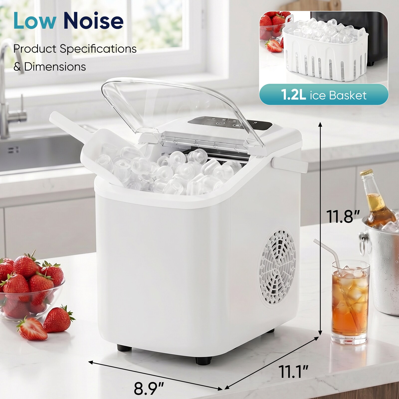 Sweetcrispy L-AH-ZBJ41XX-1D2WT Ice-Makers - View #8