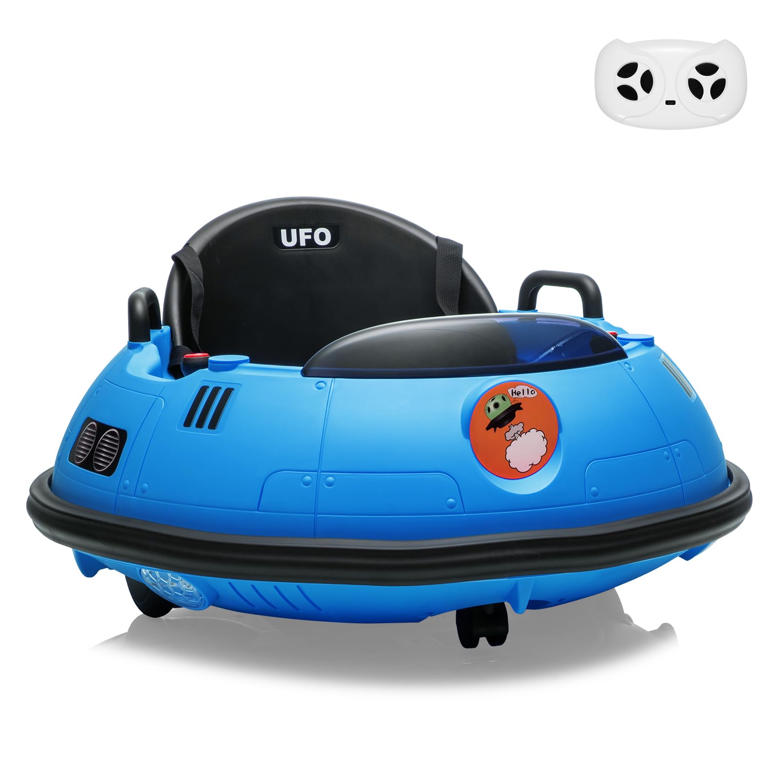 Qeetex SUN-PTO-0YT9BWX8 12V Ride On Bumper Car for Kids with Remote Control