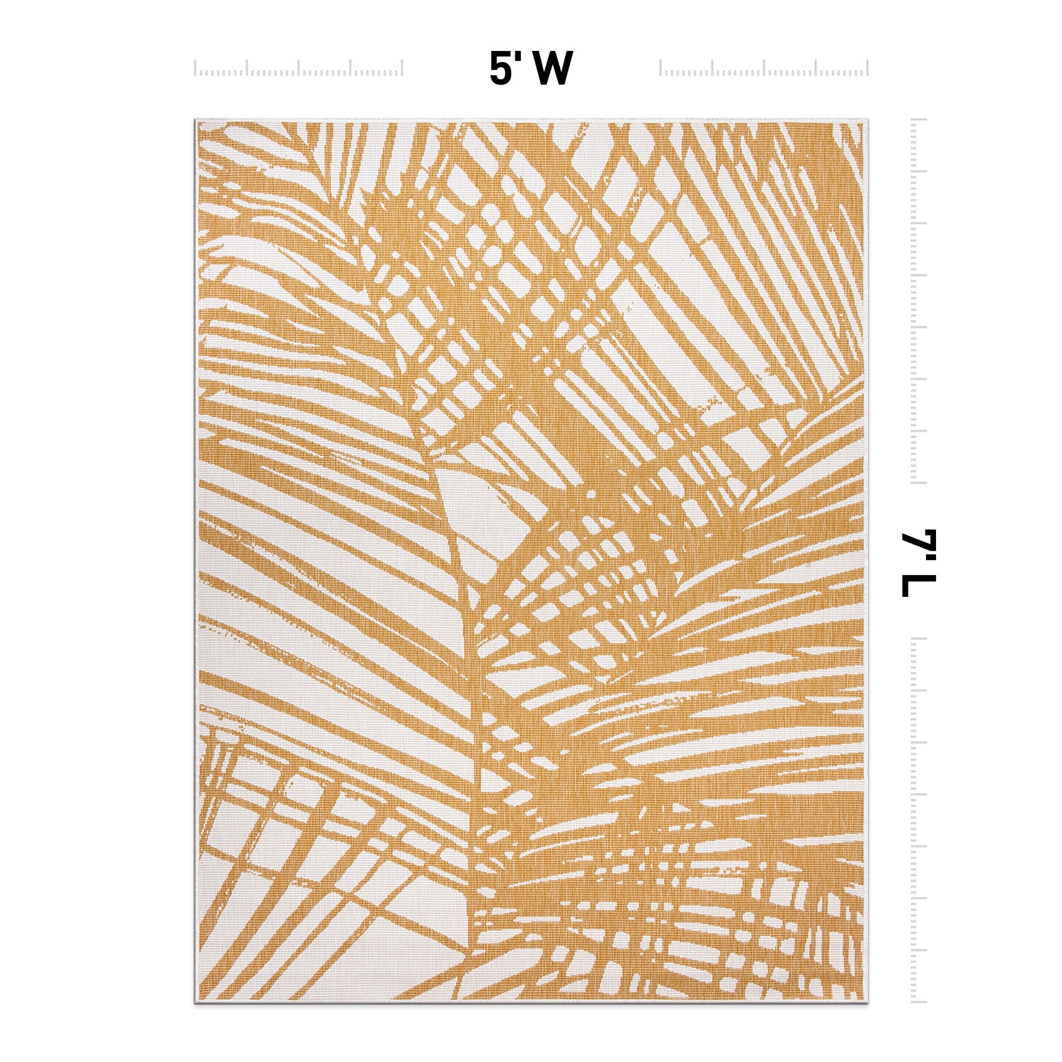 World Rug Gallery 4027YELLOW5X7 rugs - View #2