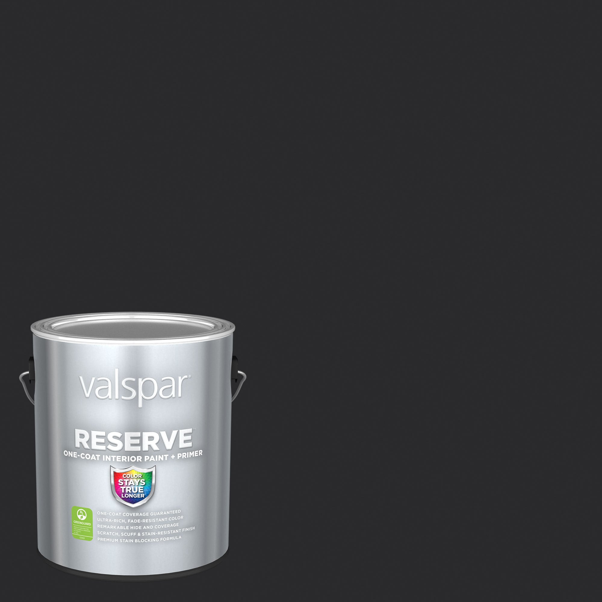 Valspar Reserve Satin Dark Kettle Black 4011 2 Latex Interior