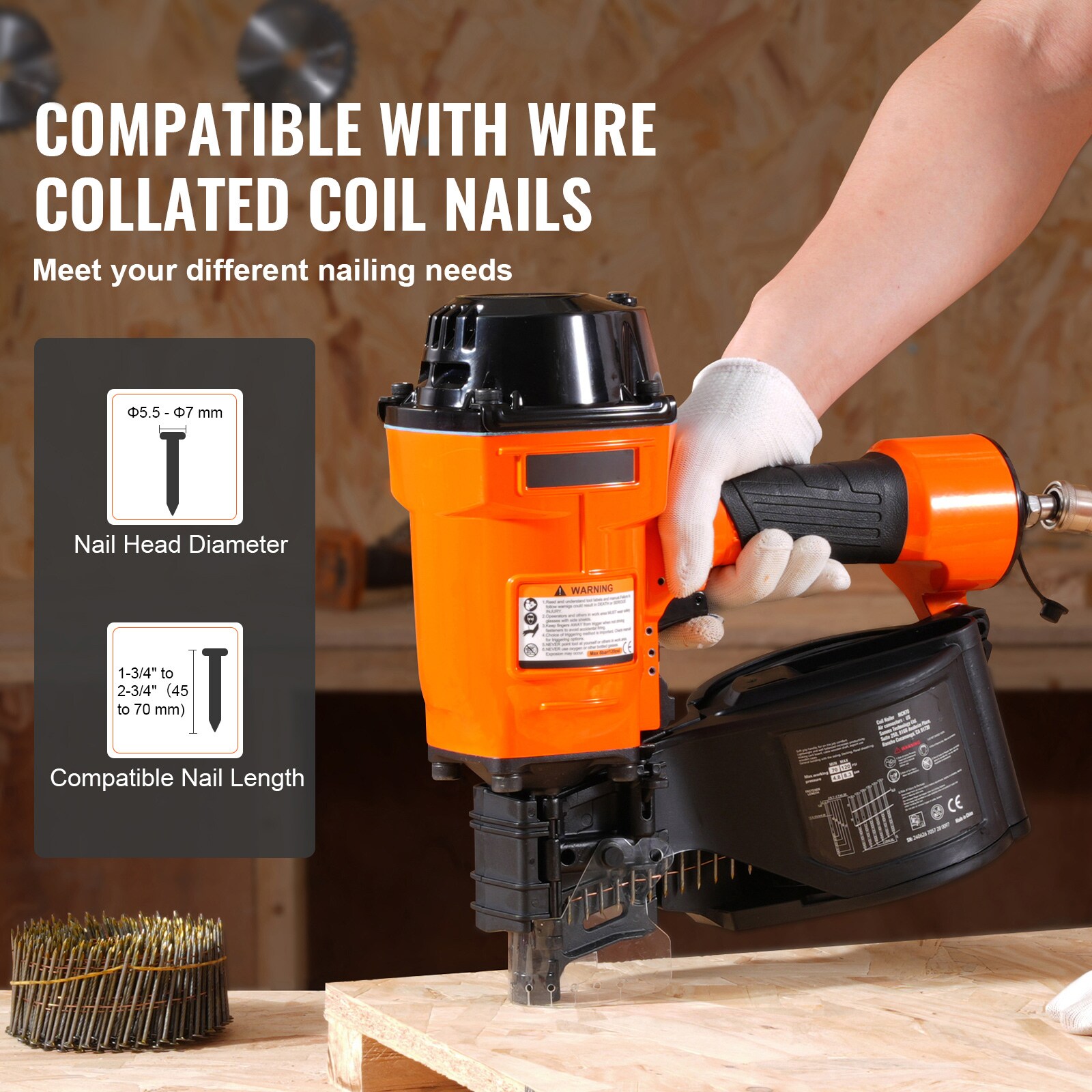 VEVOR SCQDJPDQ70MS03989V0 Pneumatic-Nails - View #2