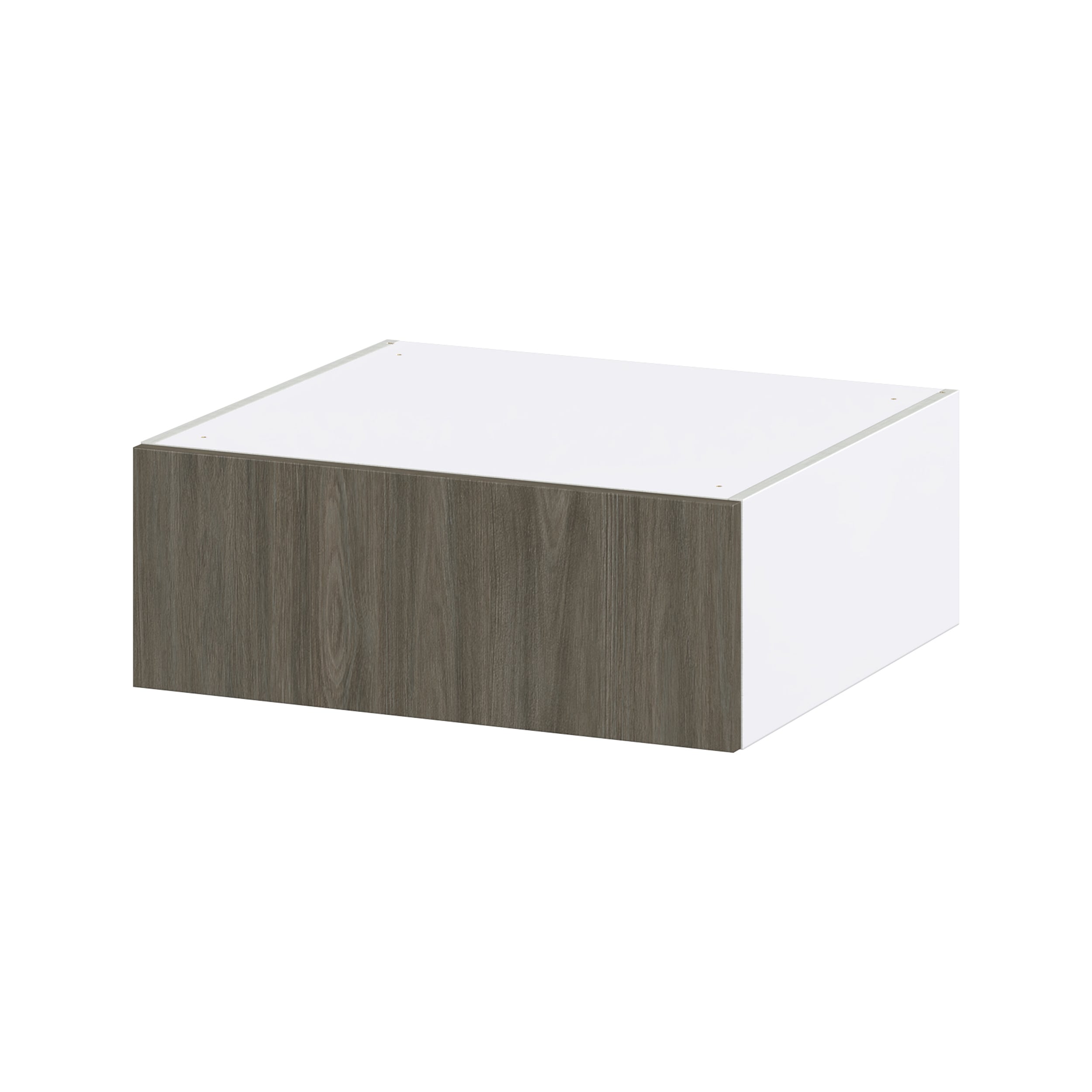 Hugo&Borg Savane 27-in W x 10-in H x 24-in D Textmel Wall Fully Assembled Cabinet (Flat Panel Slab Door Style)