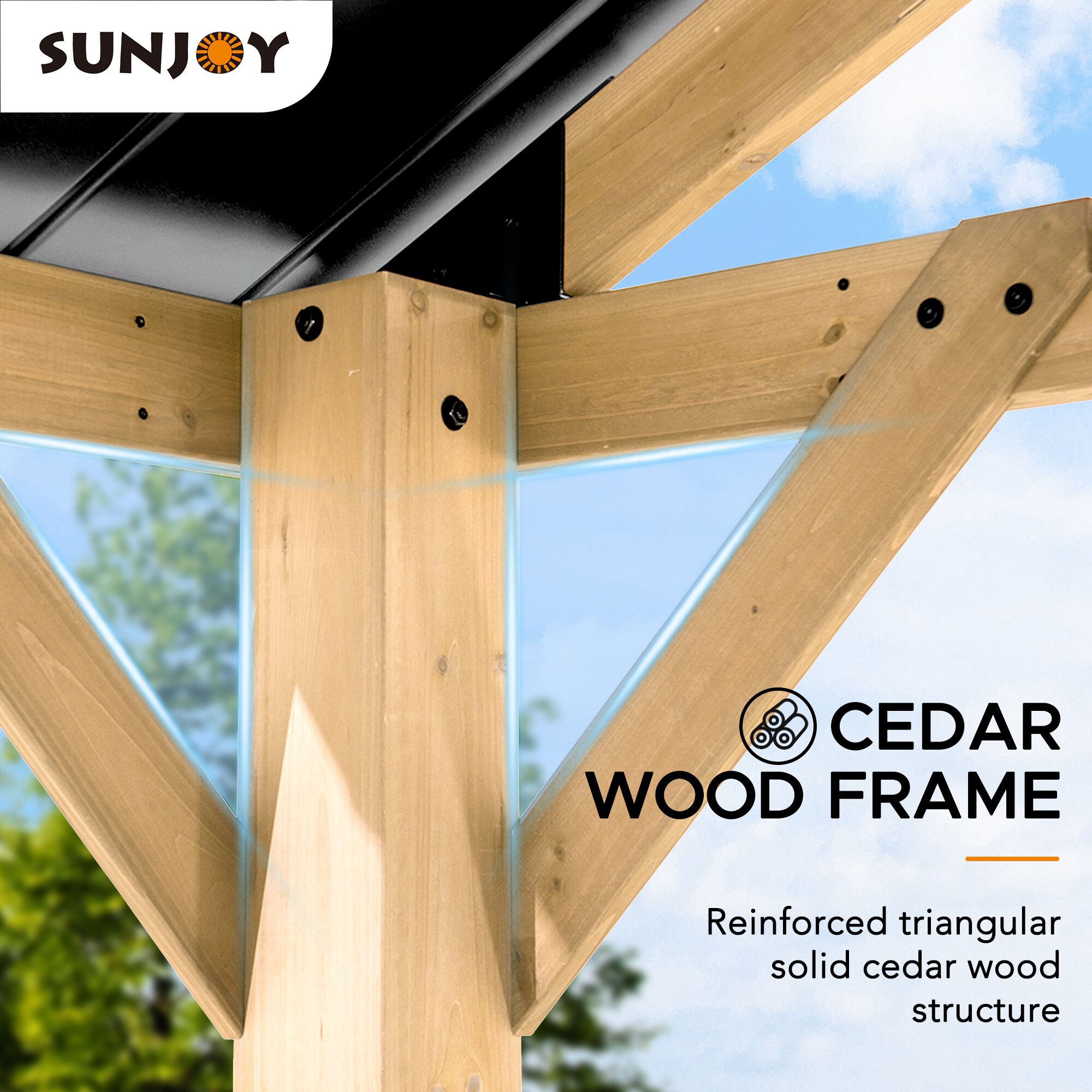 Sunjoy 168646 Wood-Resin-Gazebos - View #7