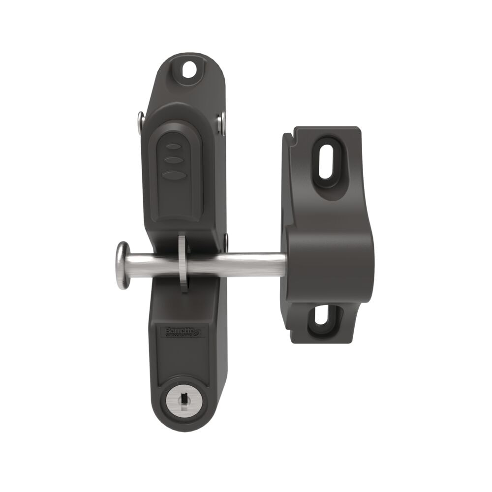 Barrette Outdoor Living Locking 3-1/4-in Bronze Gate Latch in the Gate ...