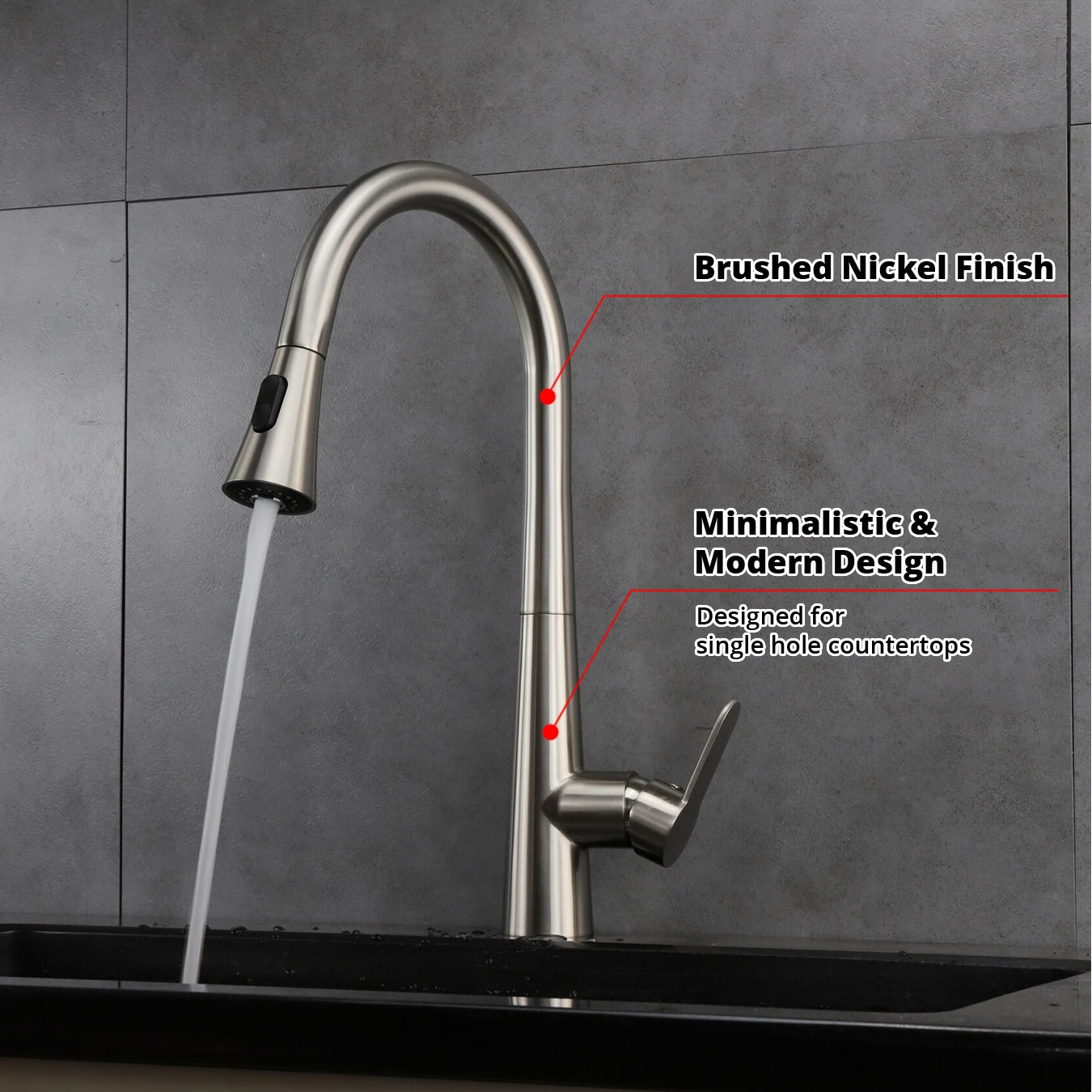 Lexora LKFS7011BN Kitchen-Faucets - View #4