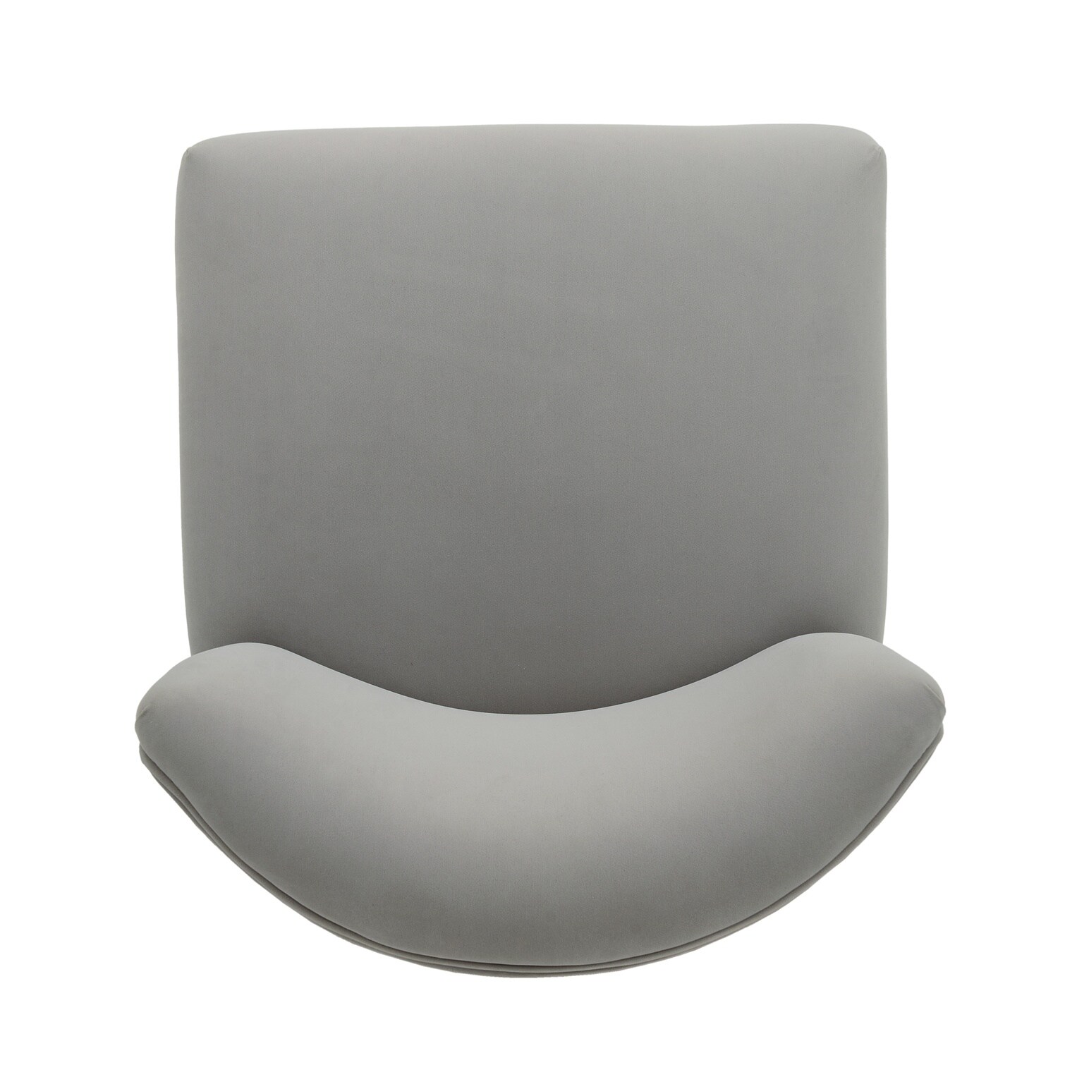 FlowLuxe 27-Inch Counter Stool with Gold Footrest Cool Gray Fabric ...