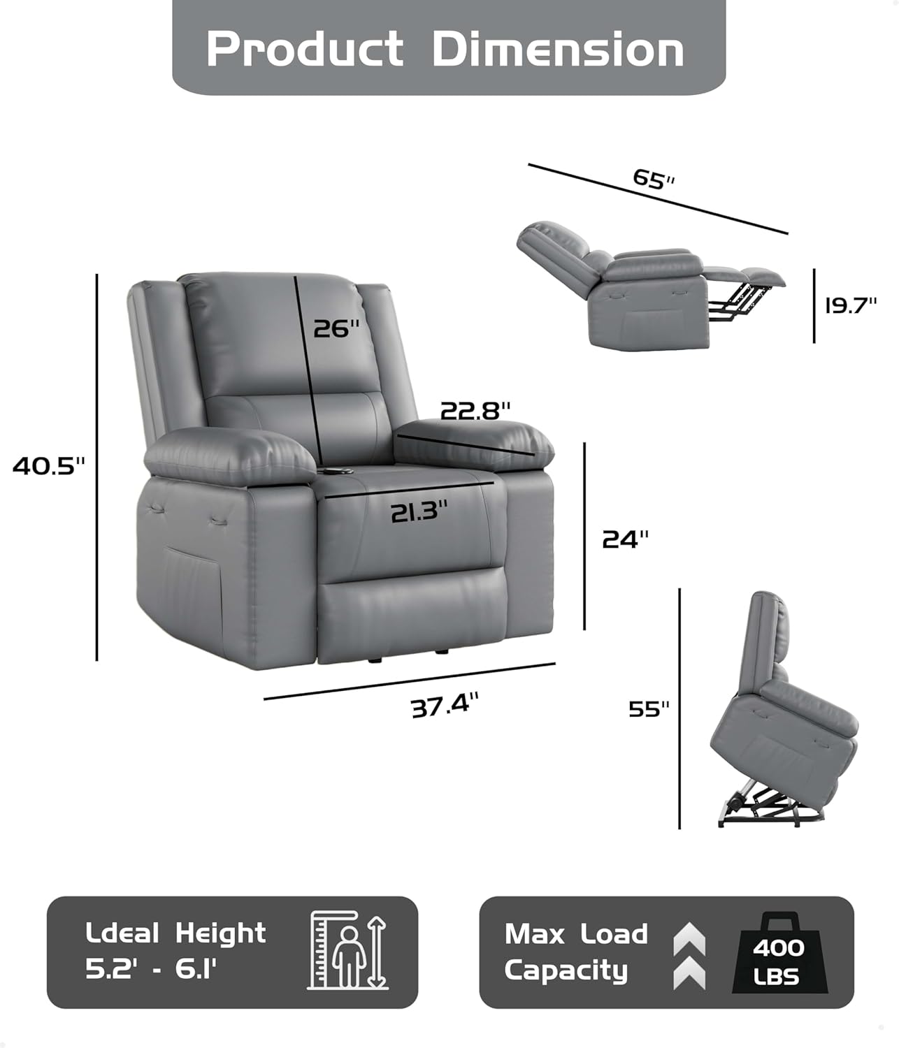 WhizMax PD-PHO-334GMM8M futons - View #3