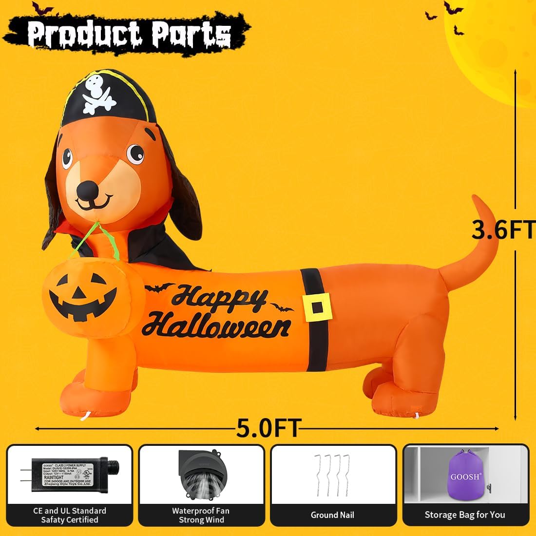 GOOSH DJ-WS-69097 Outdoor-Halloween-Decor - View #6